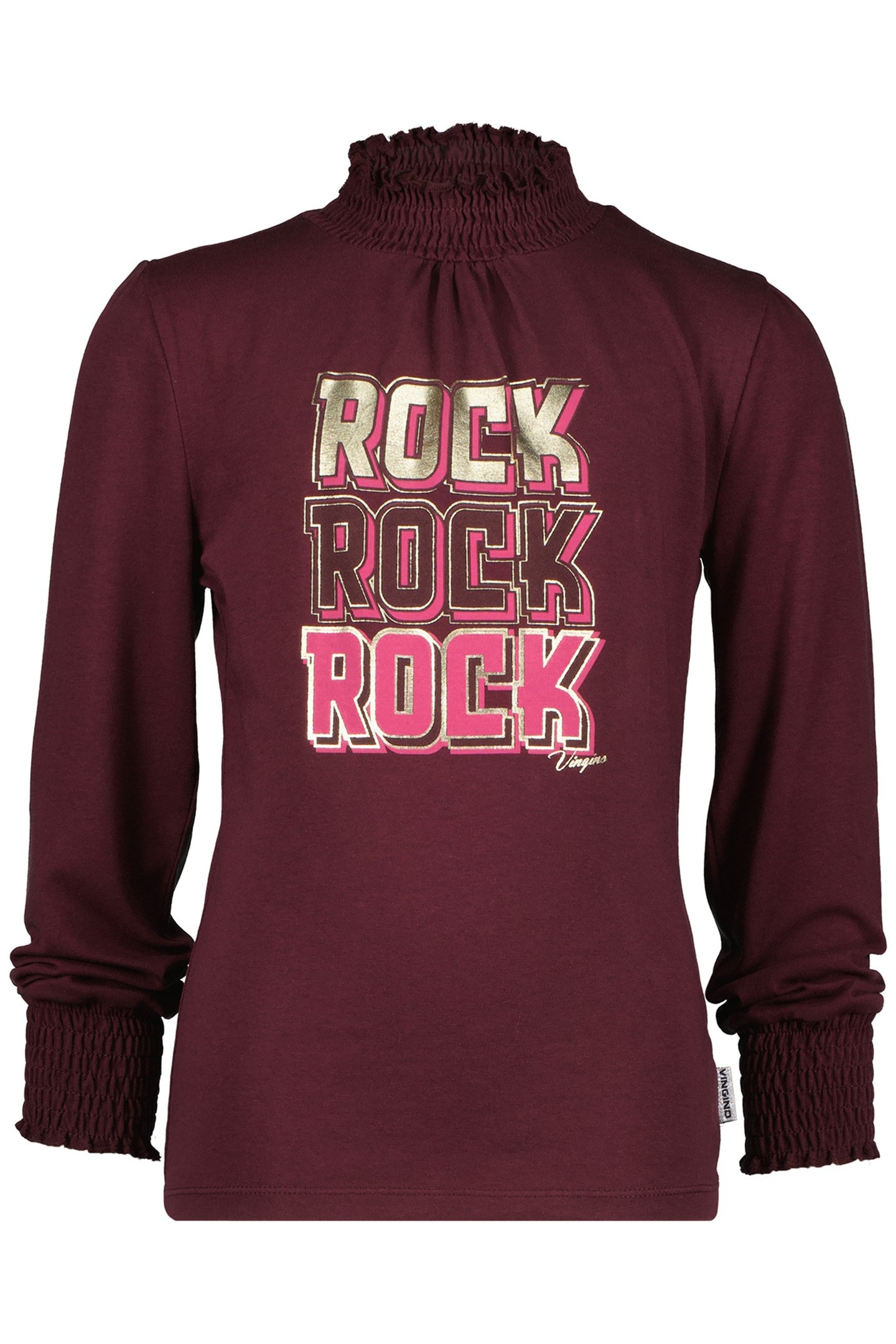 GIRL'S JELTJE T-SHIRT GRAPE RED 1