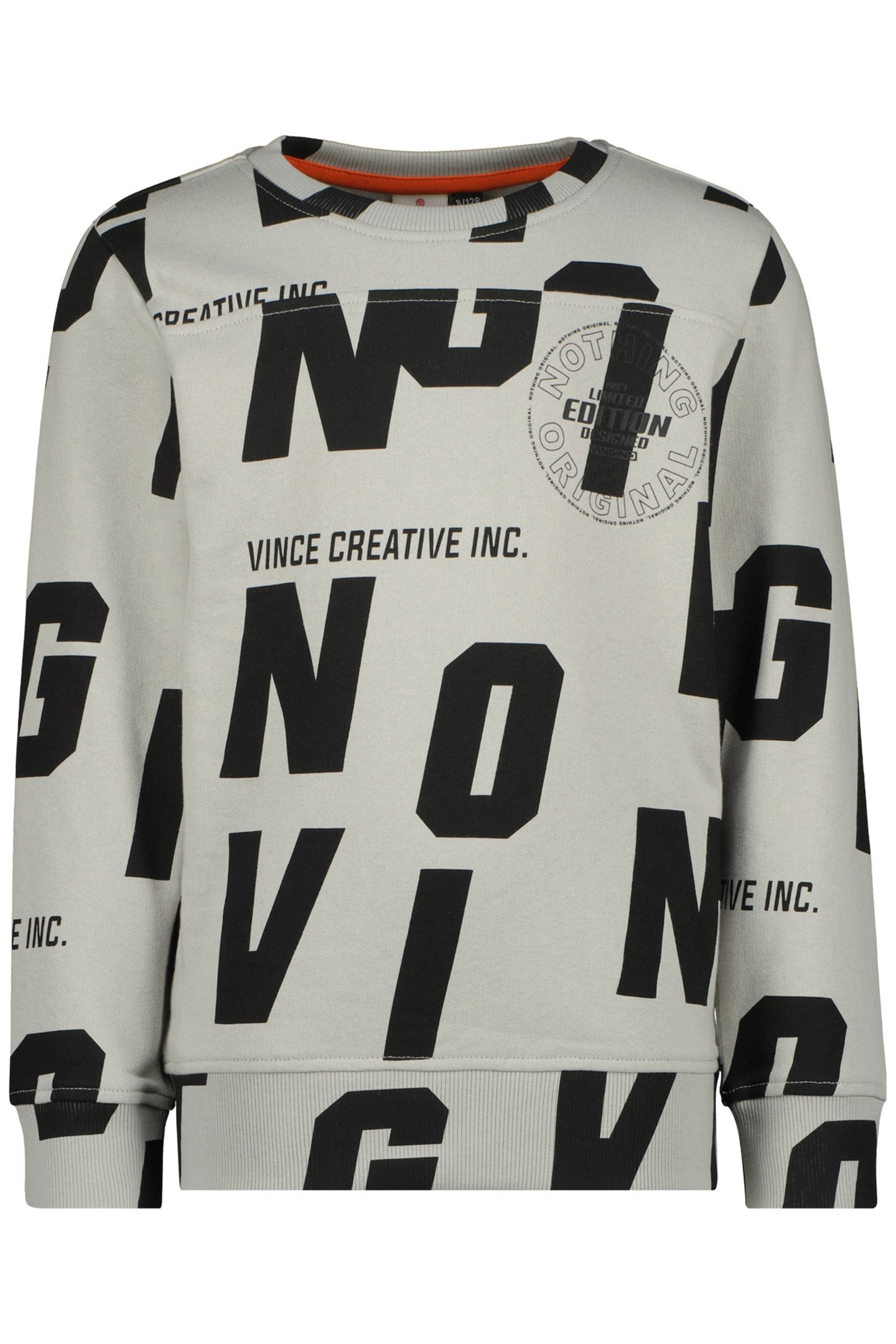 BOY'S NYLO SWEATER SMOKE GREY 1