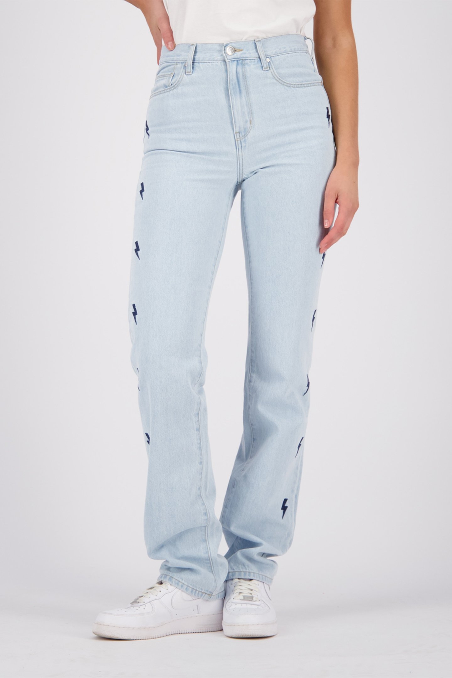 SUNSET LIGHTNING JEANS LIGHT BLUE STONE 1