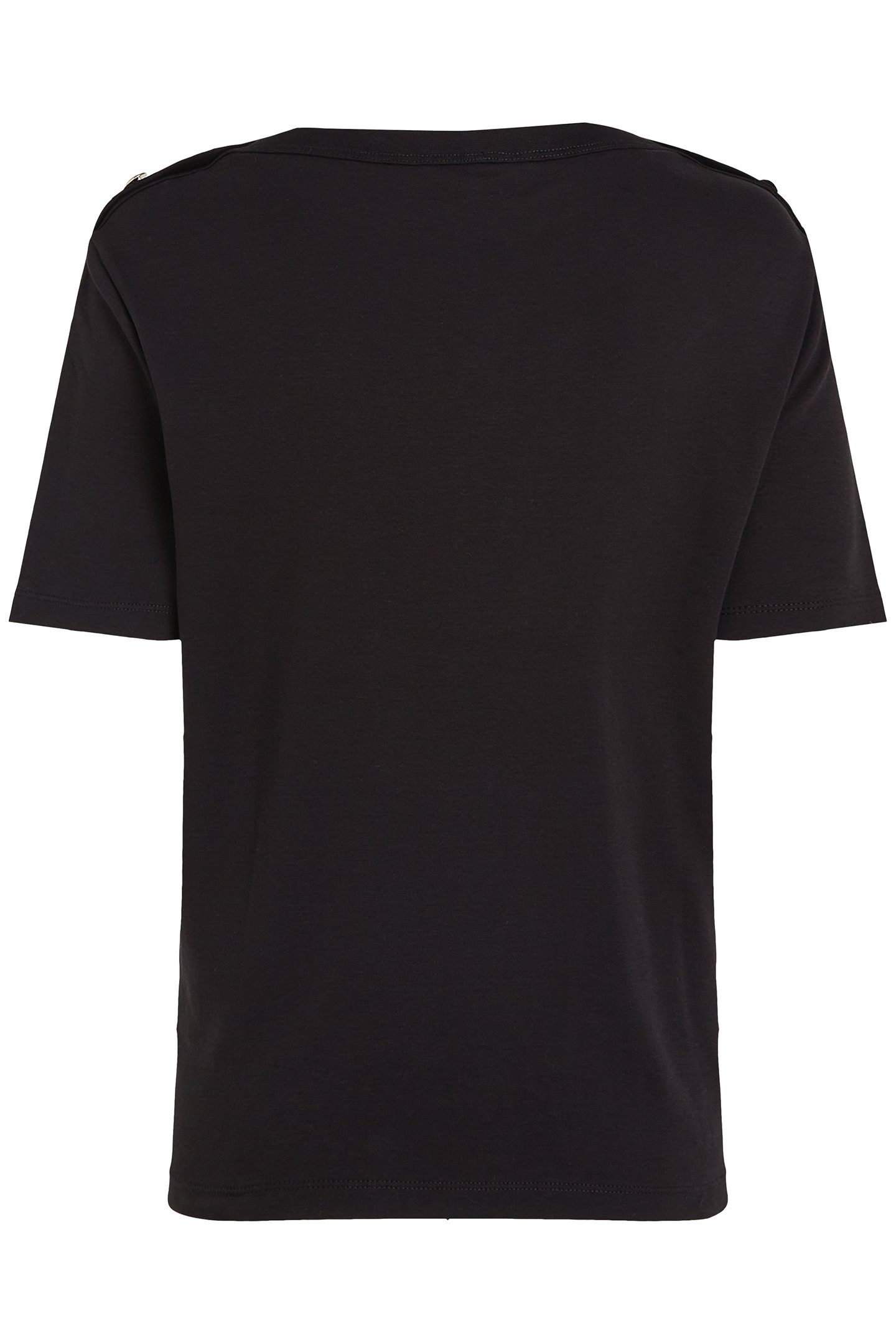 TOMMY HILFIGER STANDARD FIT T-SHIRT BLACK 5