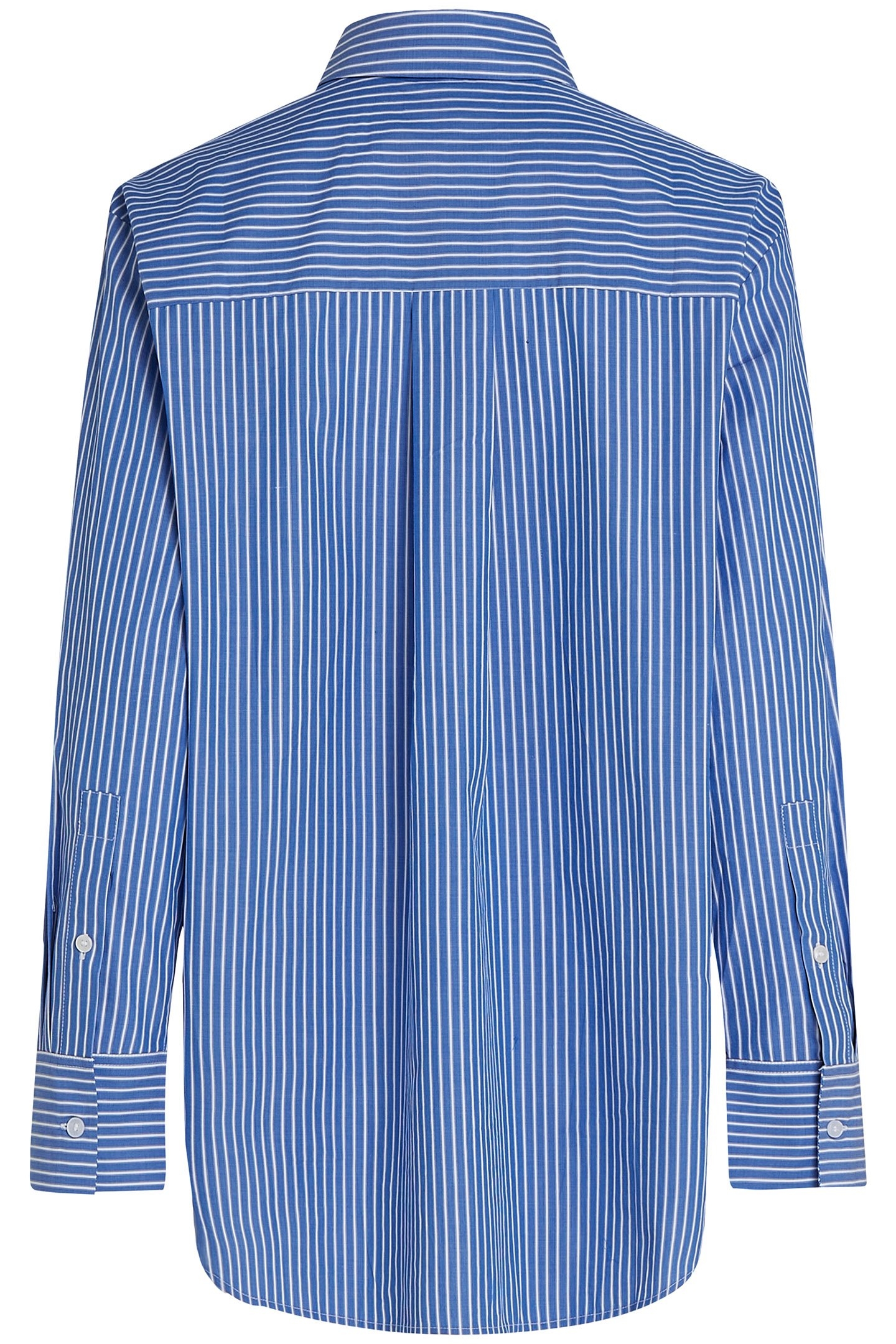 ESS POPLIN REGULAR FIT LONG SLEEVE SHIRT BLUE 5