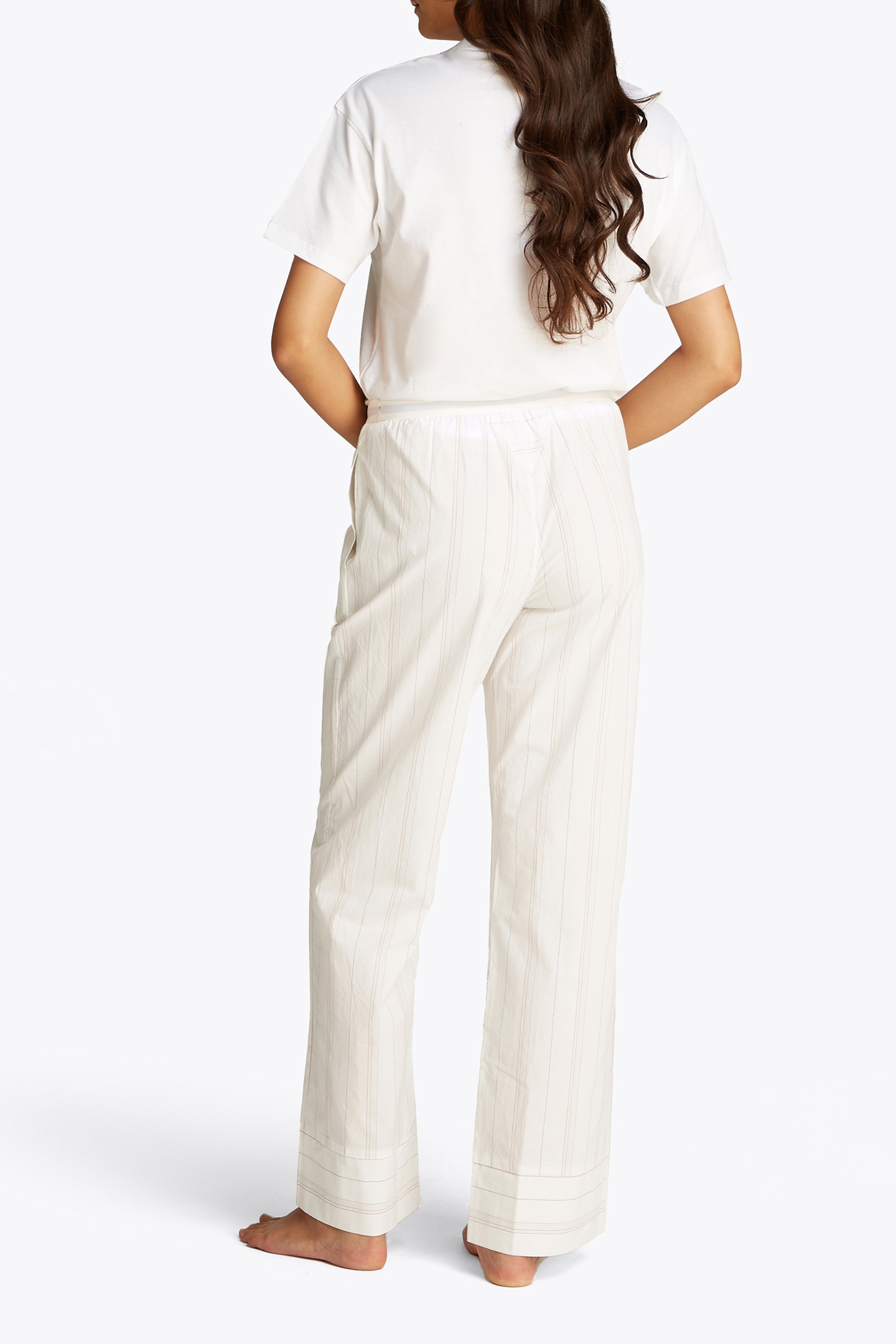 POPLIN PANTS MULTI COLOUR THIN STRIPES 3