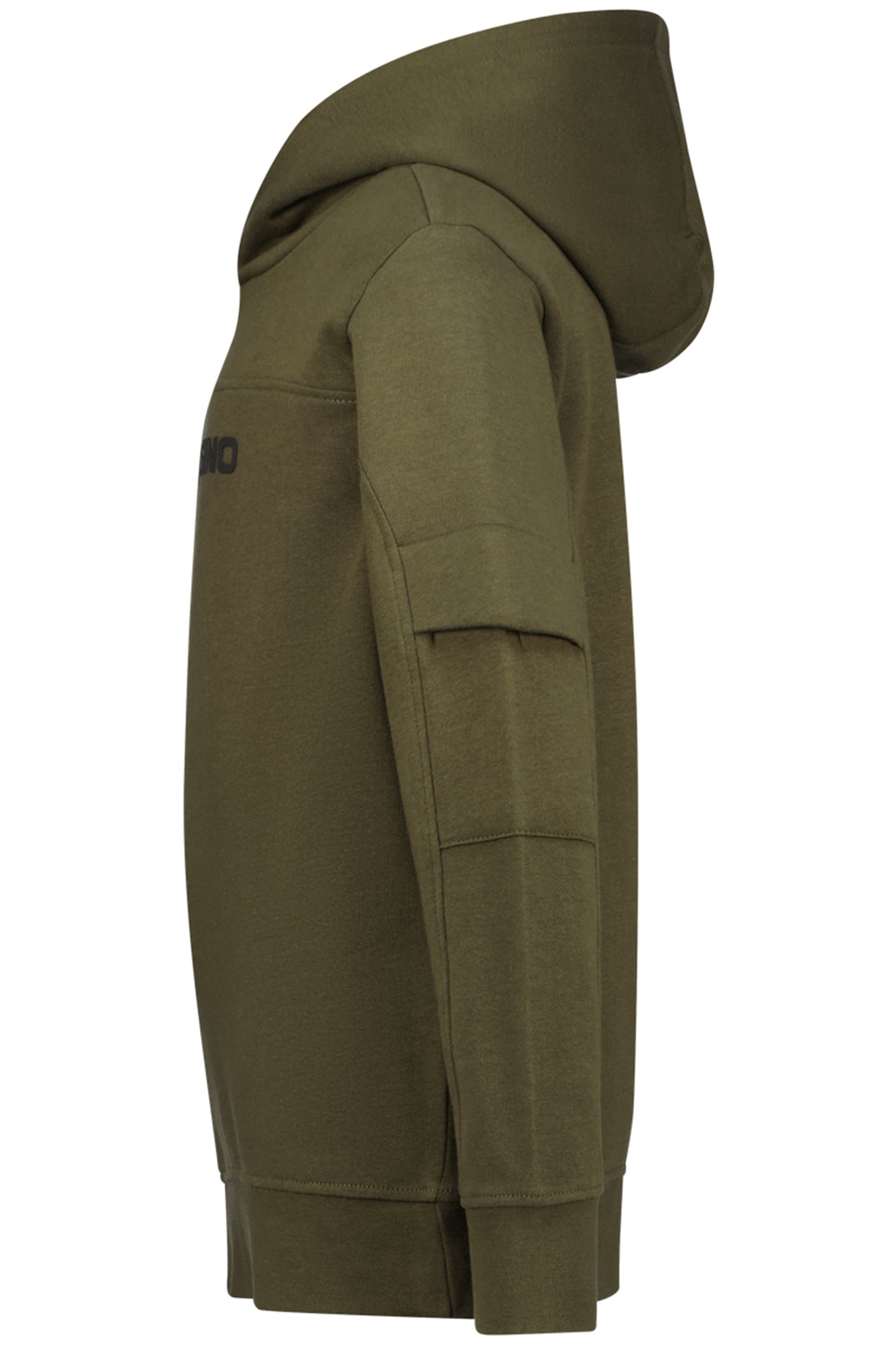 BOY'S NECKET HOODY ARMY GREEN 3