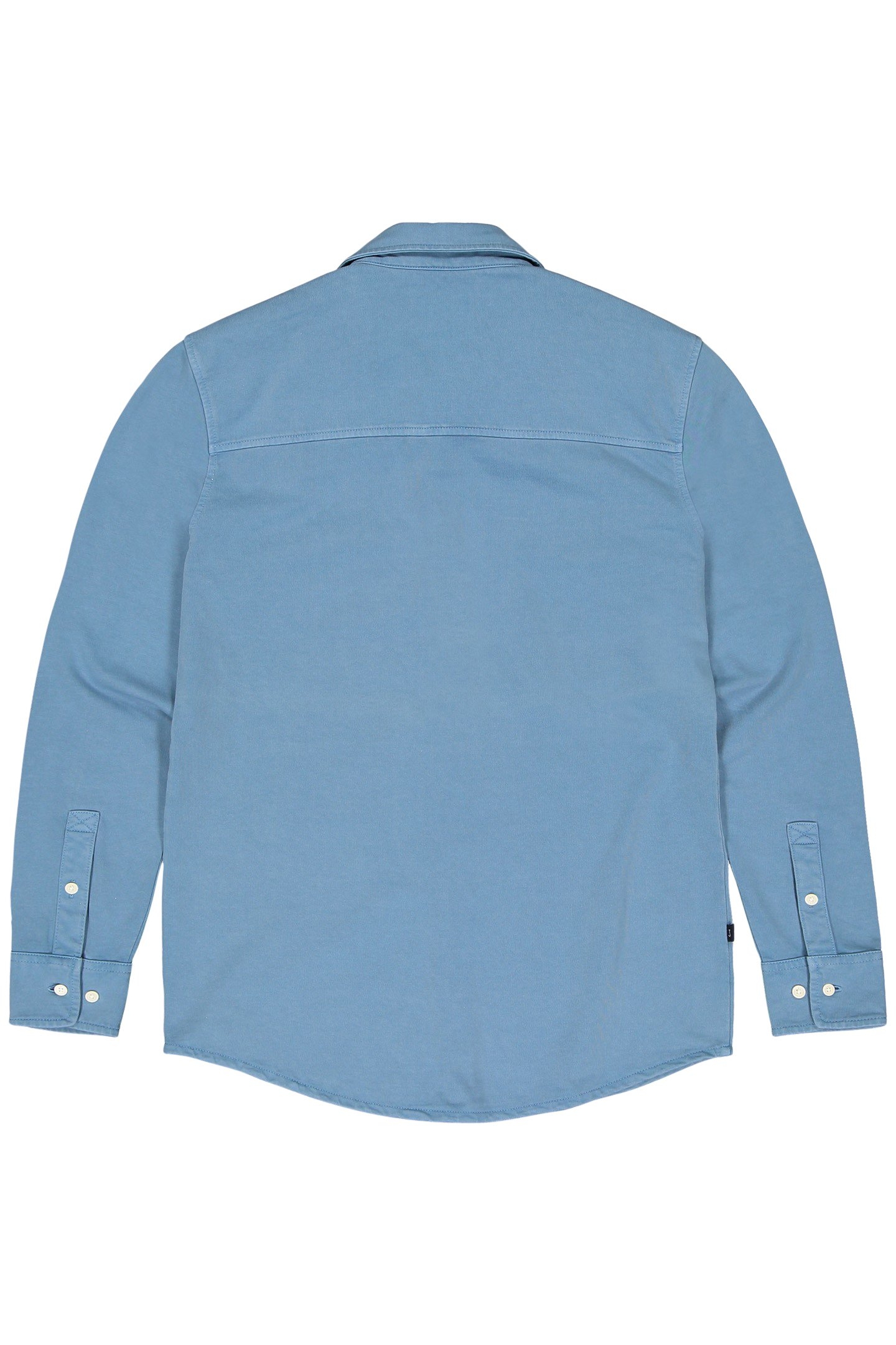 FINN POCKET JERSEY OVERSHIRT LAGOON BLUE 4