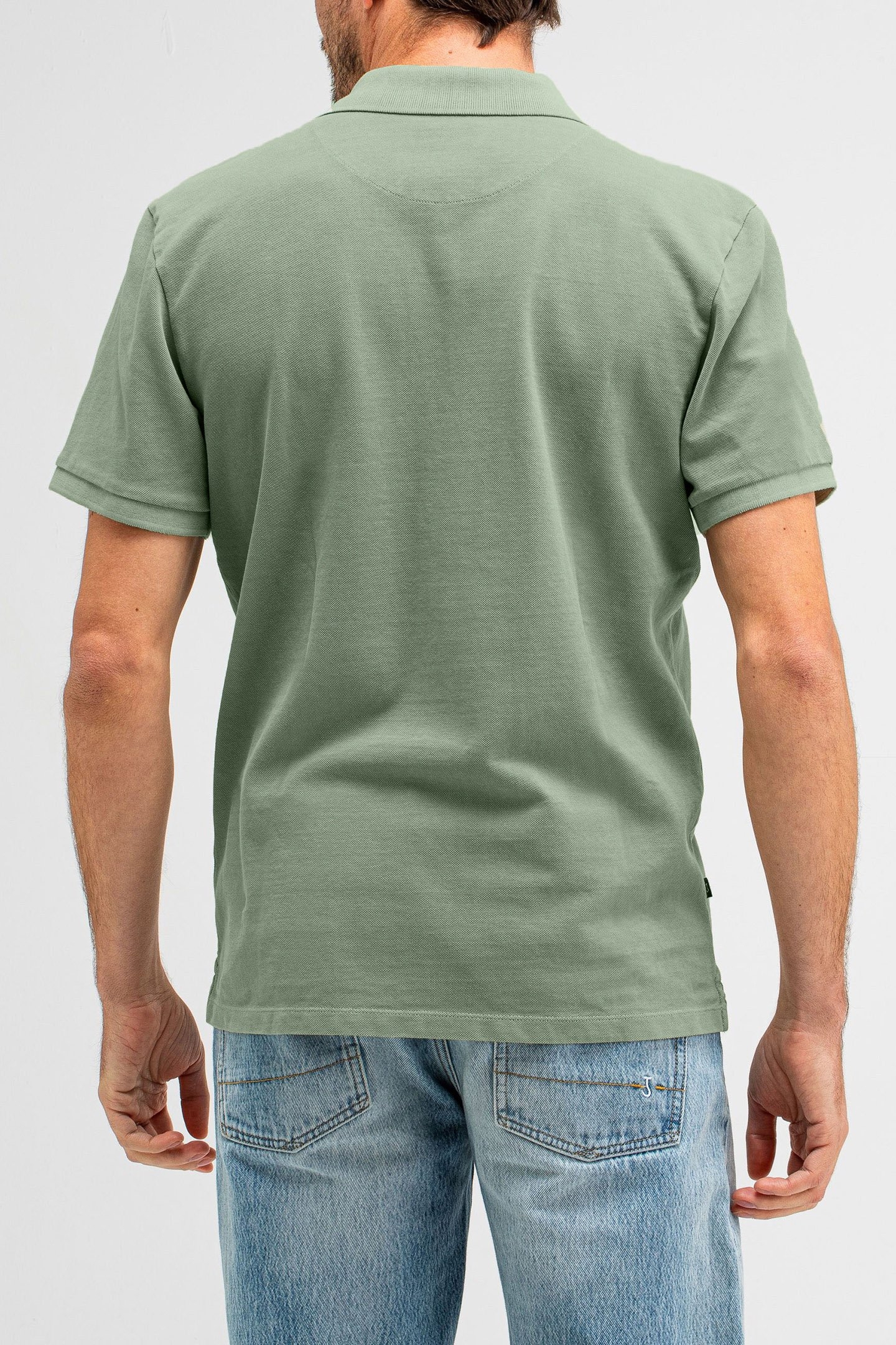 ARMY PIQUE POLO JADE GREEN 2