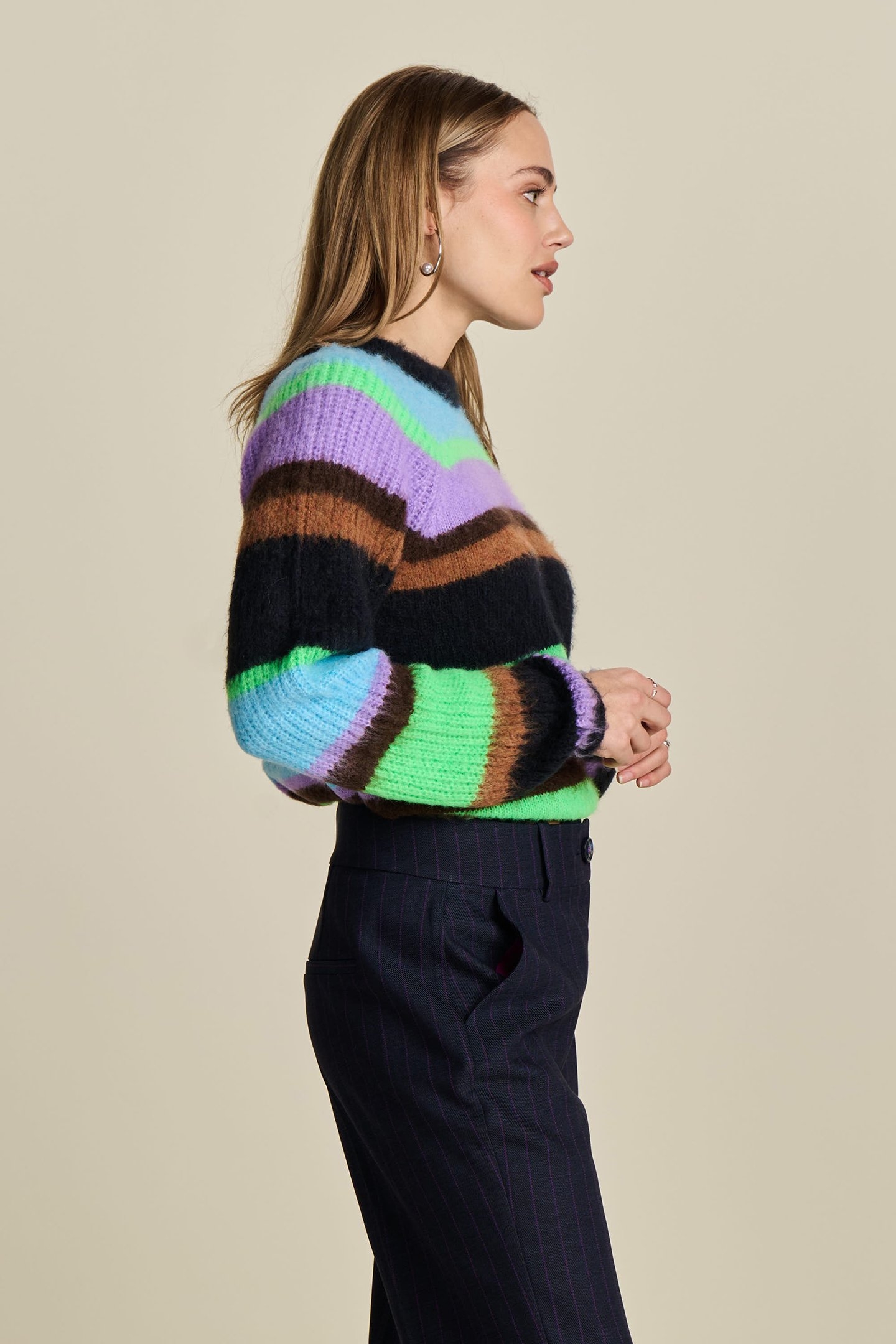 PULLOVER - BRUSHED STRIPES 4