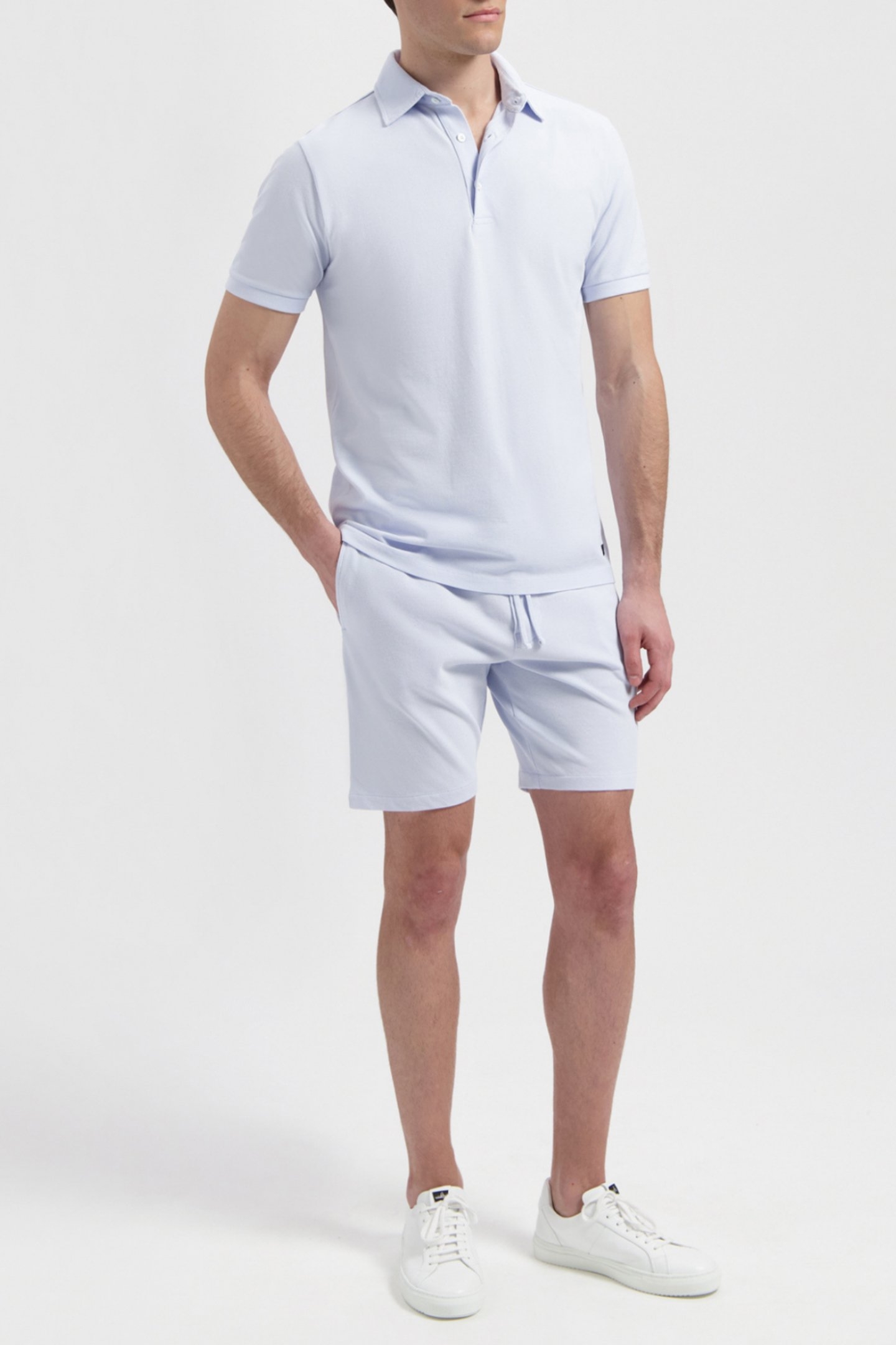 DAVIS | PIQUÉ POLO SHIRT ICE BLUE 3