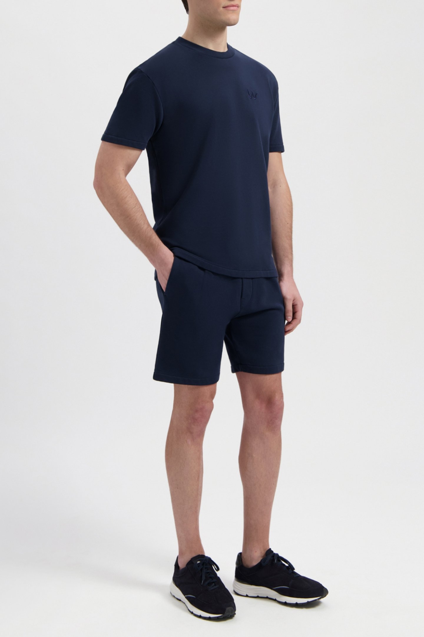 YORK | JERSEY SWEAT T-SHIRT NAVY BLUE 3