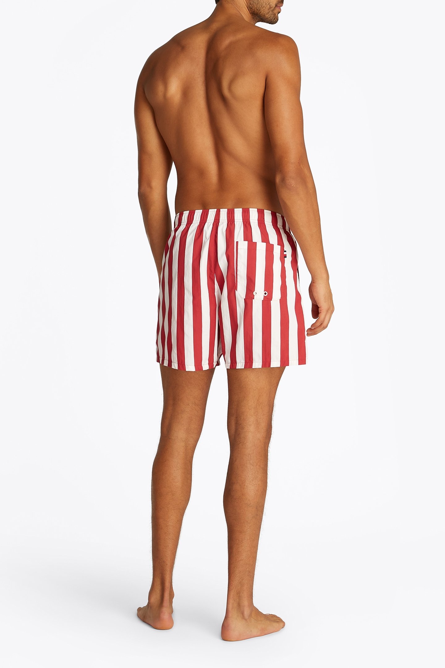 MEDIUM DRAWSTRING SHORTS, NORMAL FIT, RED 3