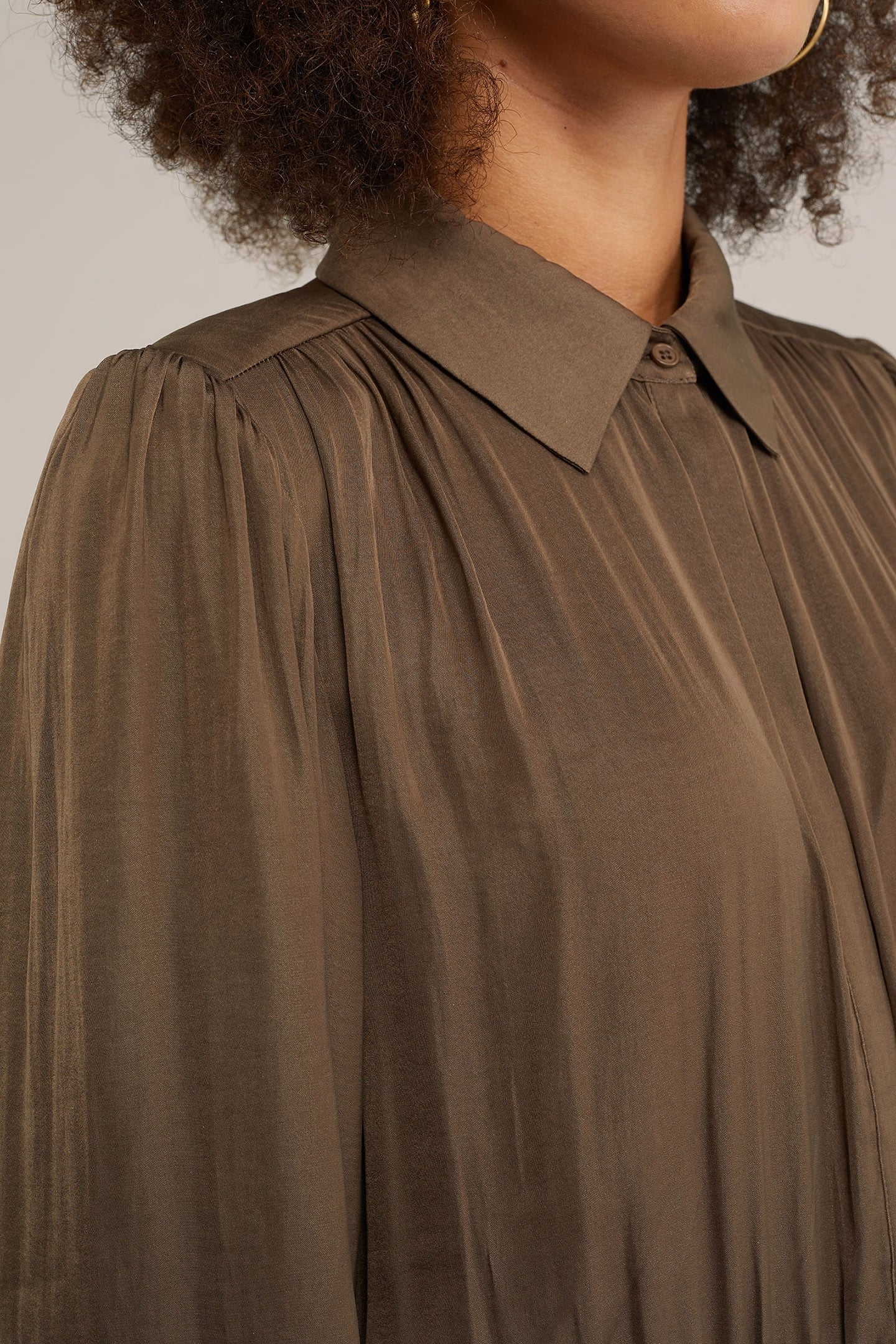 DRESS MAXI LENGTH ARMY GREEN 6