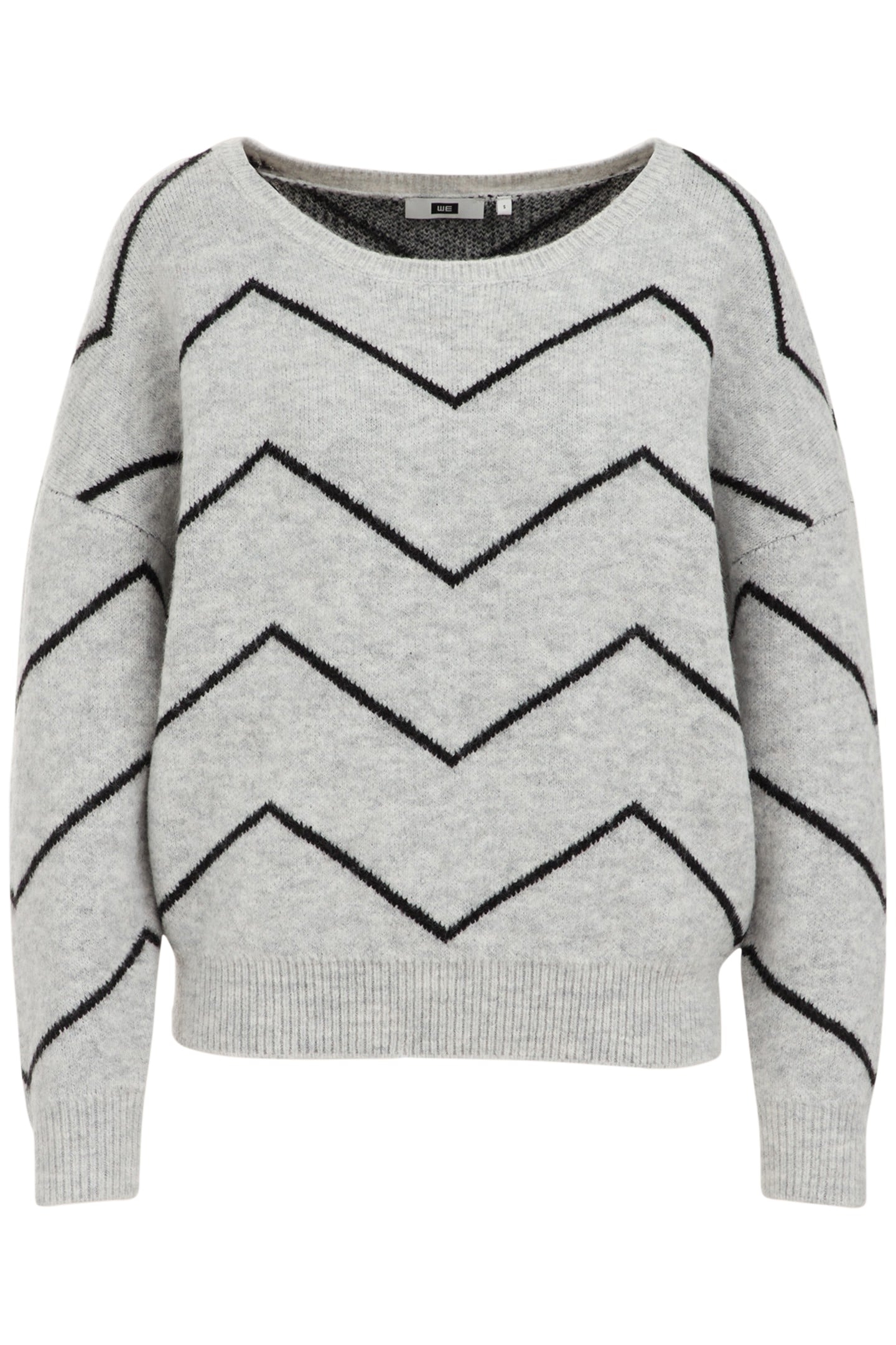 KNITTED PULLOVER LIGHT GREY 4