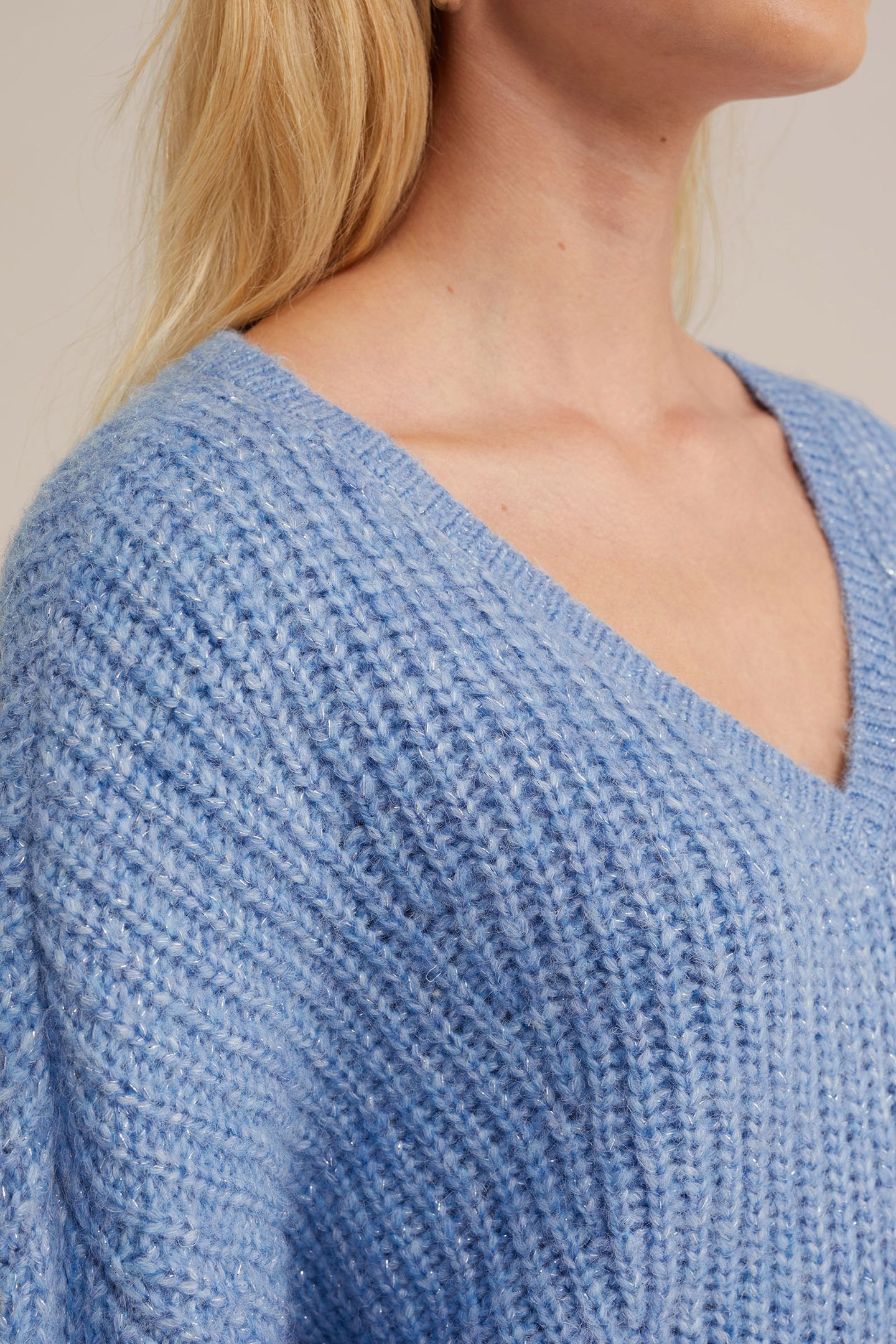 KNITTED PULLOVER LIGHT BLUE 6