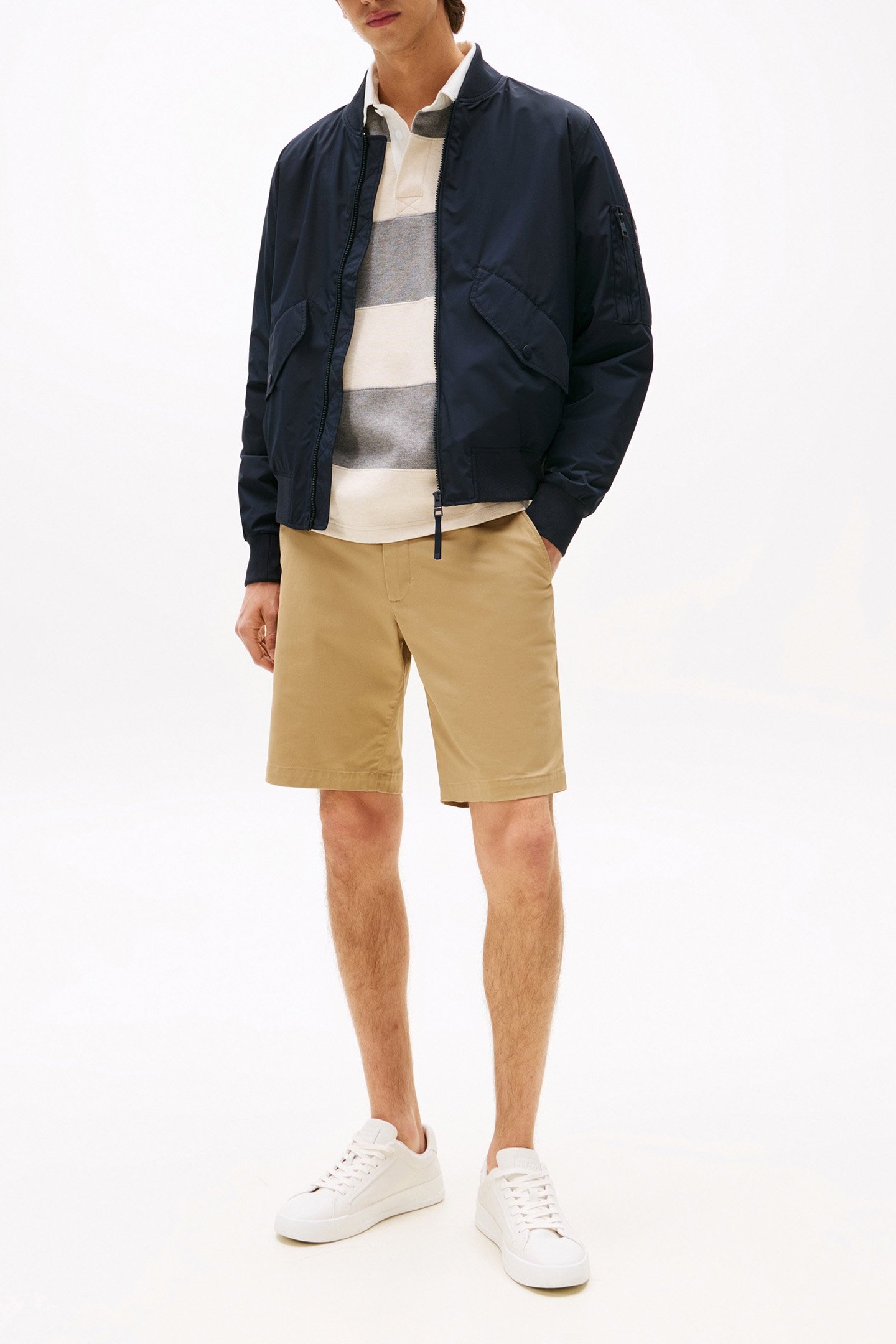 PACKABLE BOMBER STANDARD FIT JACKET DESERT SKY 2