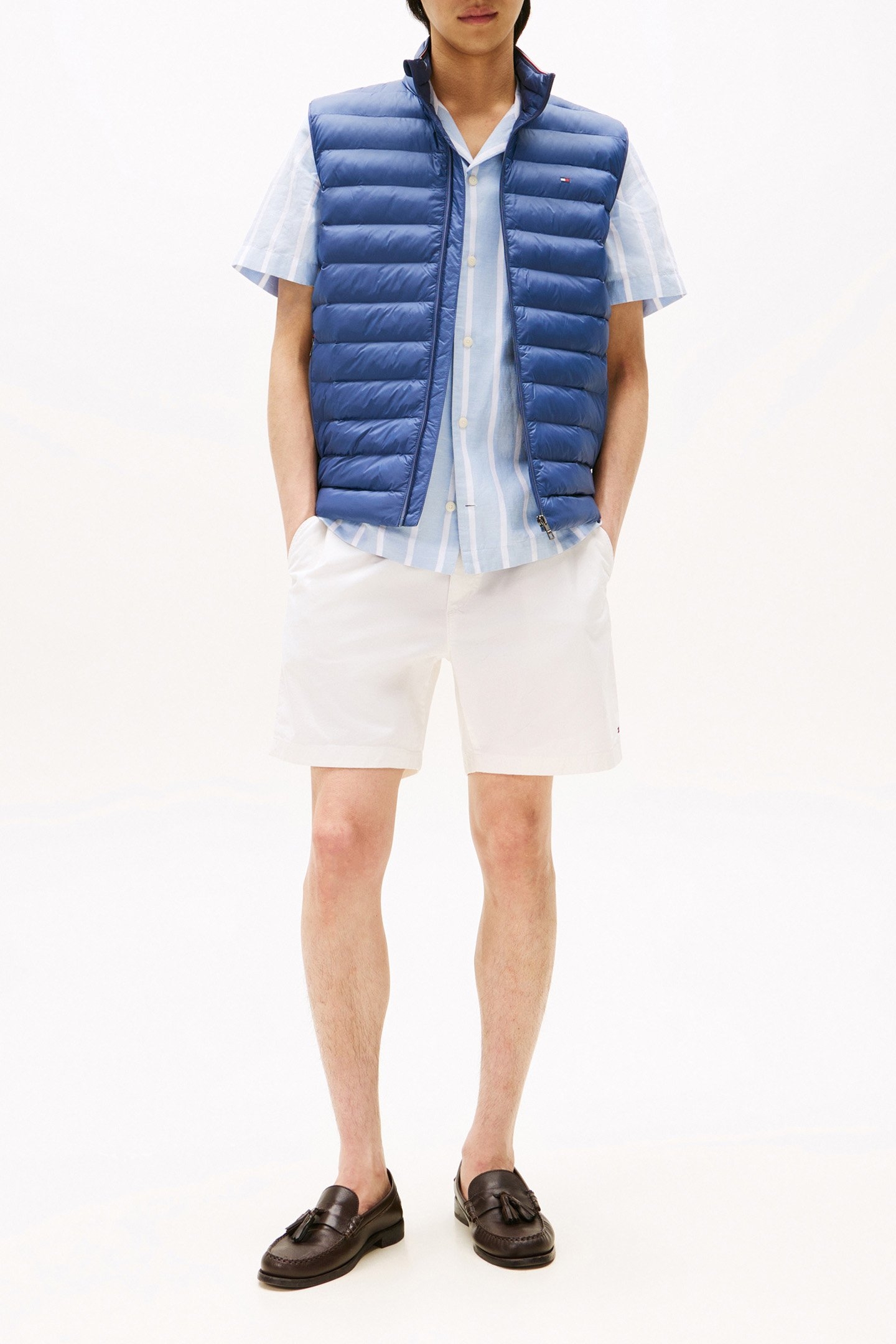 TOMMY HILFIGER SLIM FIT BODYWARMER XXL BLUE 2