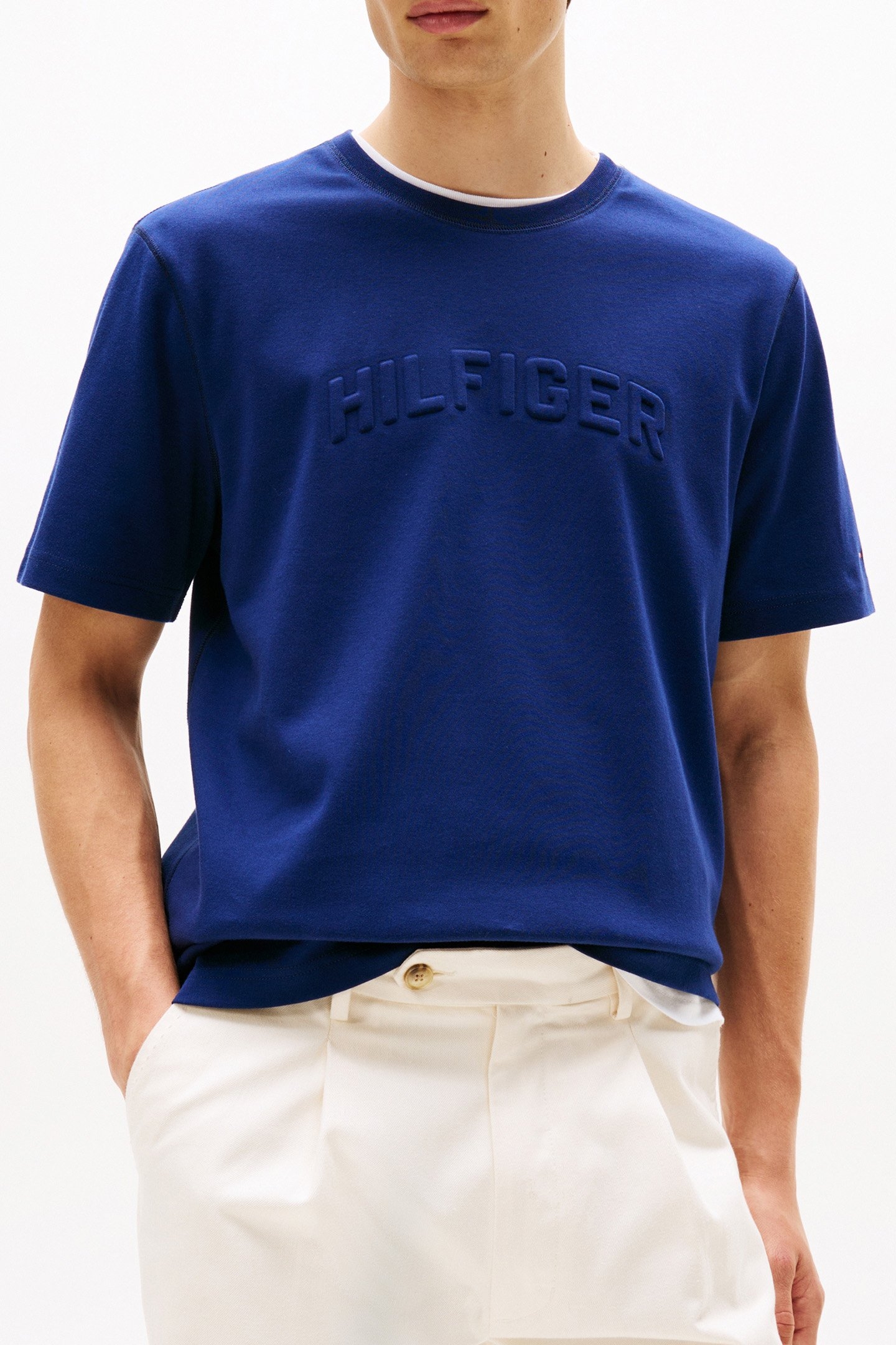 HILFIGER ARCH EMBOSS PREPPY NAVY 1