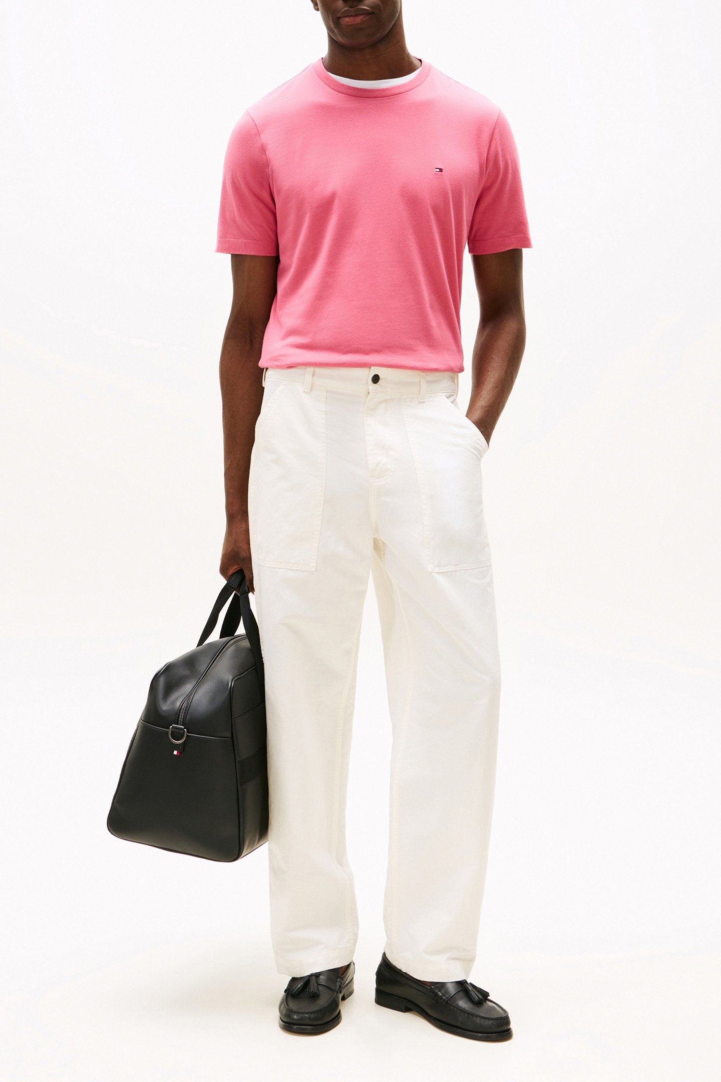 ESS SEASONAL REG FIT T-SHIRT, LIGHT PINK 2