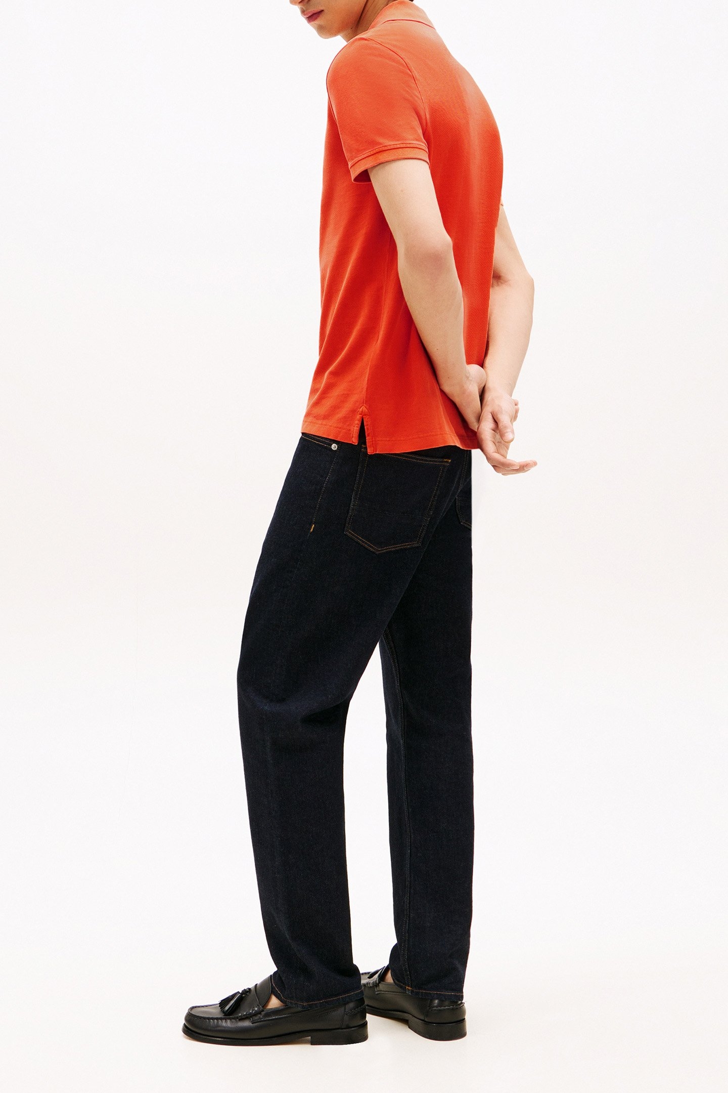 GARMENT DYE REG POLO BRILLIANT ORANGE 3