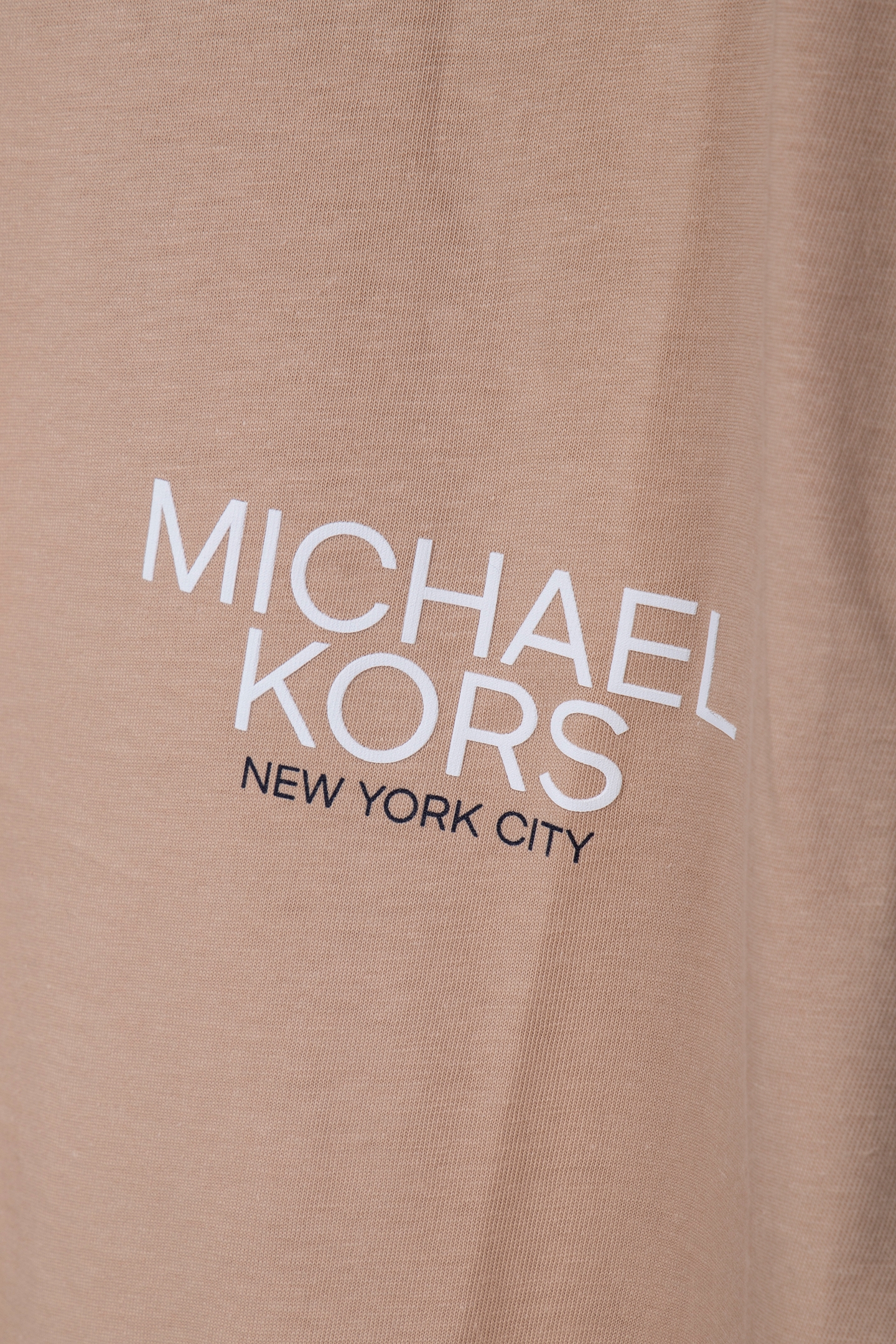 SHORT SLEEVE LOGO T-SHIRT IN BUFF 4