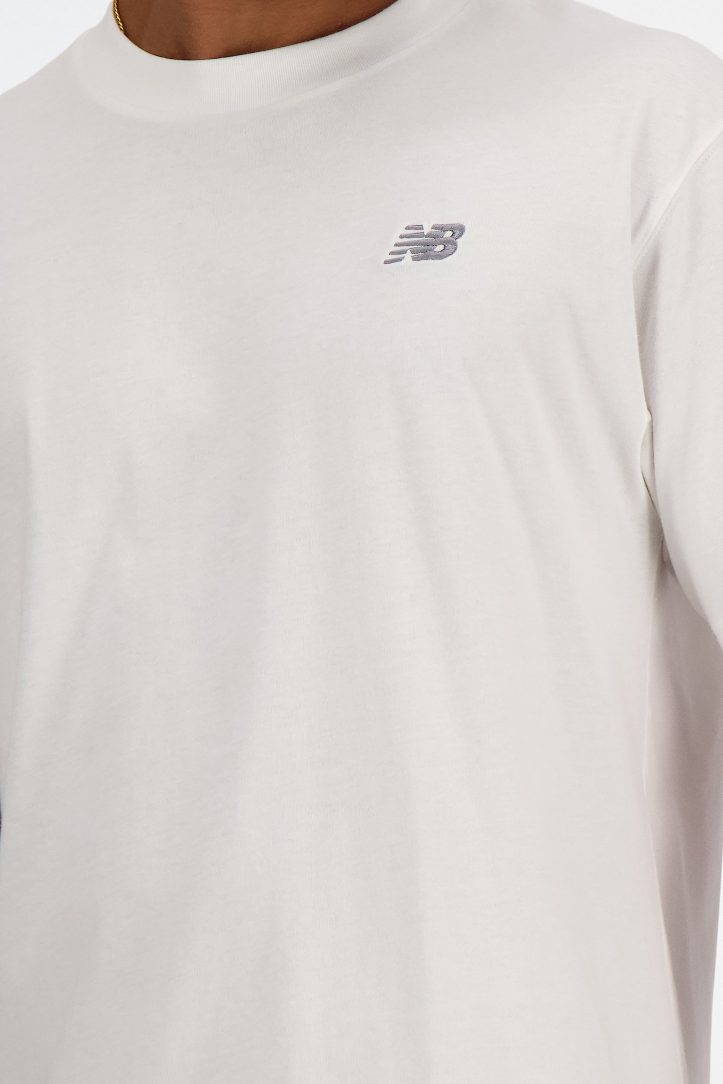 ATHLETICS COTTON T-SHIRT IN WHITE 4