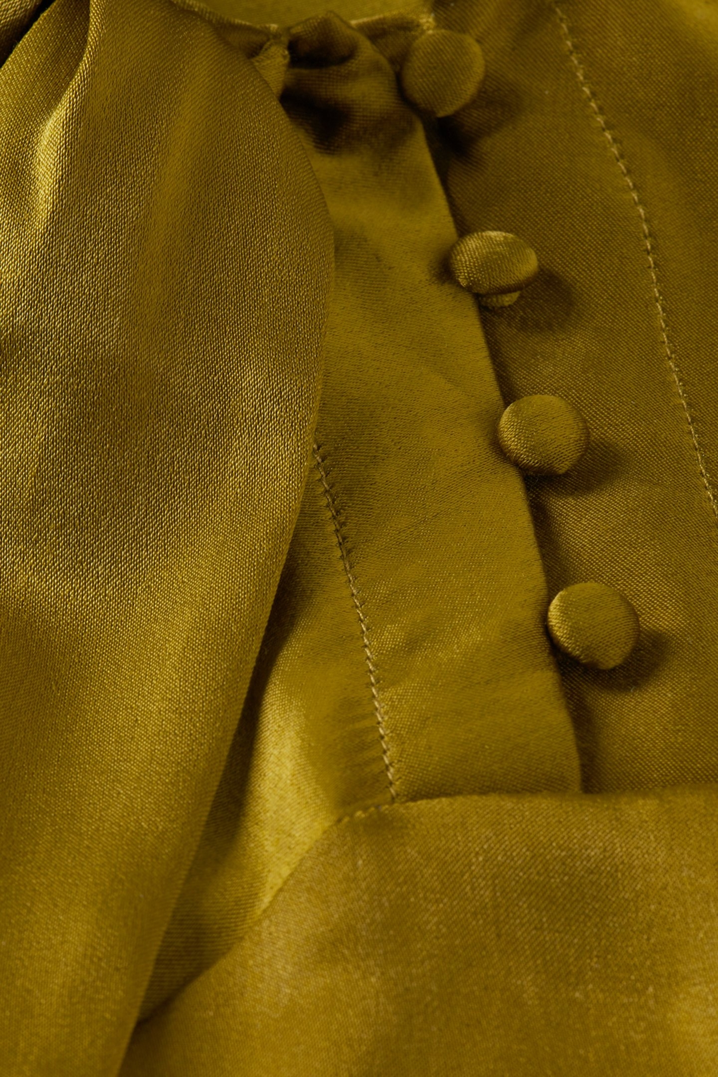 BOW NECK TOP OLIVE 8