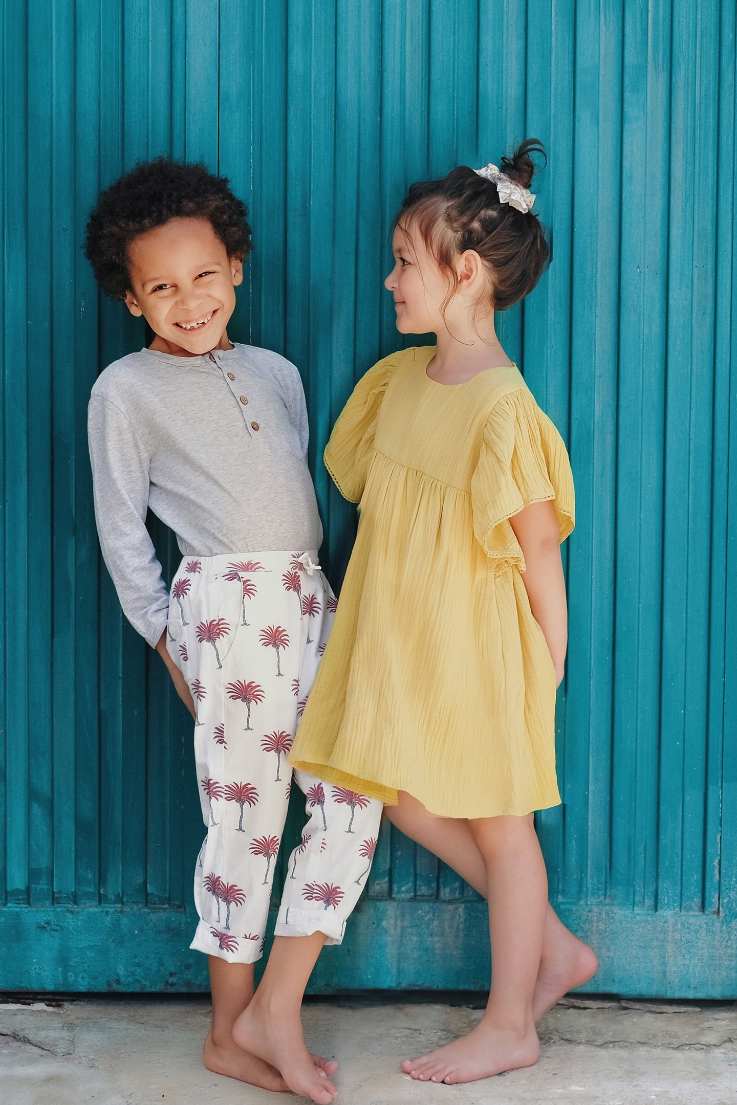 PANTS AVANI WHITE TROPICAL 3