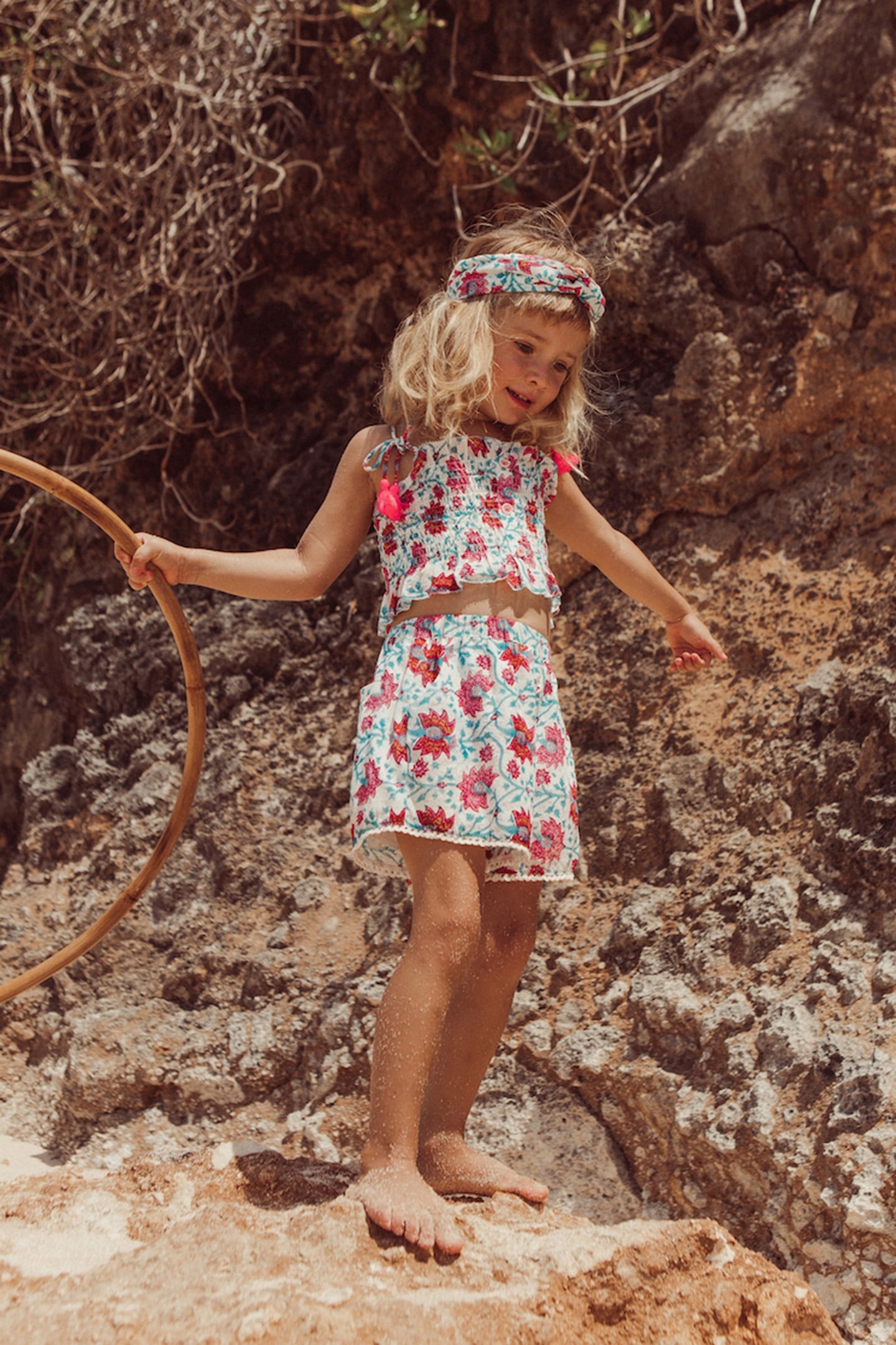 SHORTS VALLALOID JAIPUR FLOWERS 1