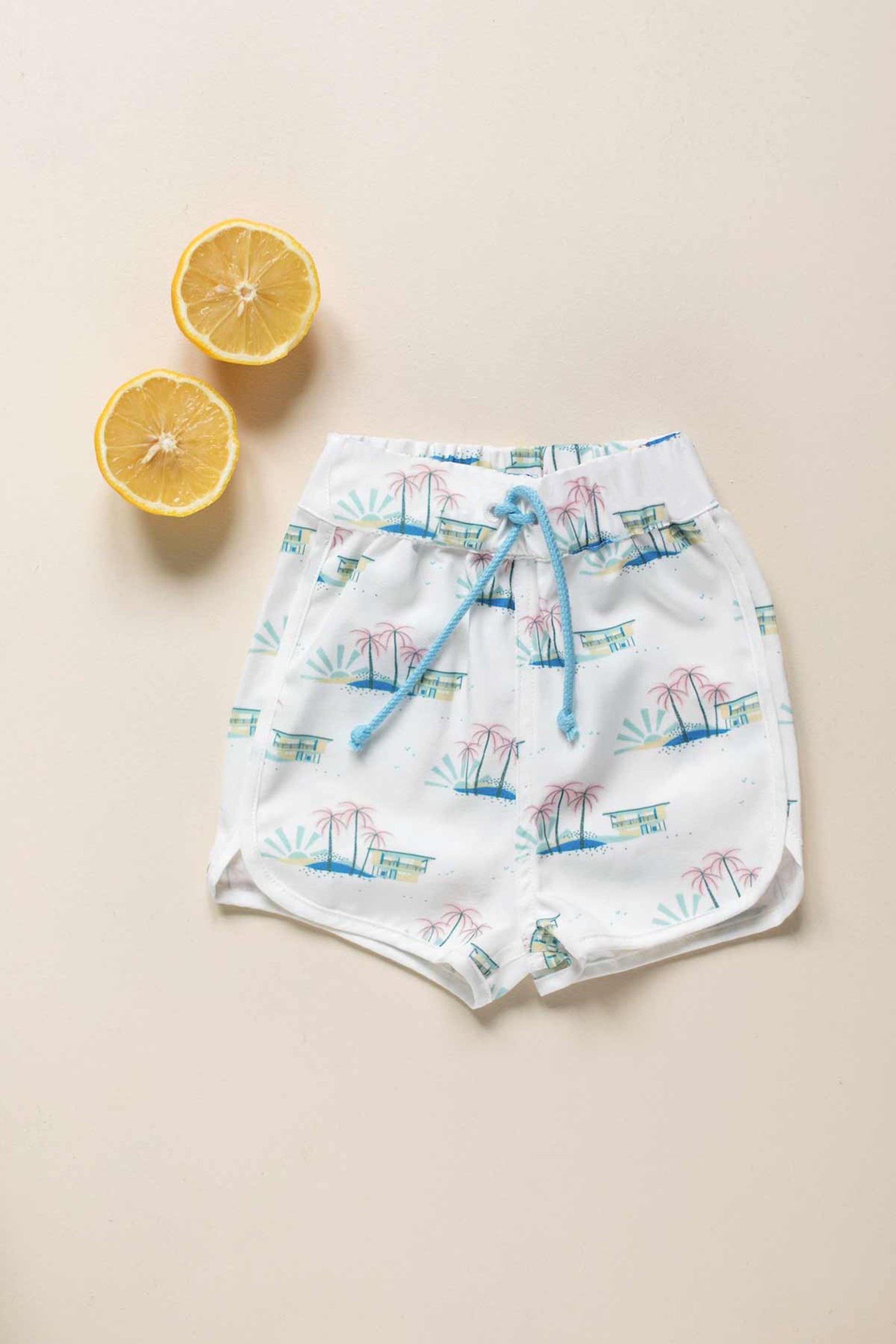 SWIM SHORTS ADERI OFF-WHITE HAWAII 6