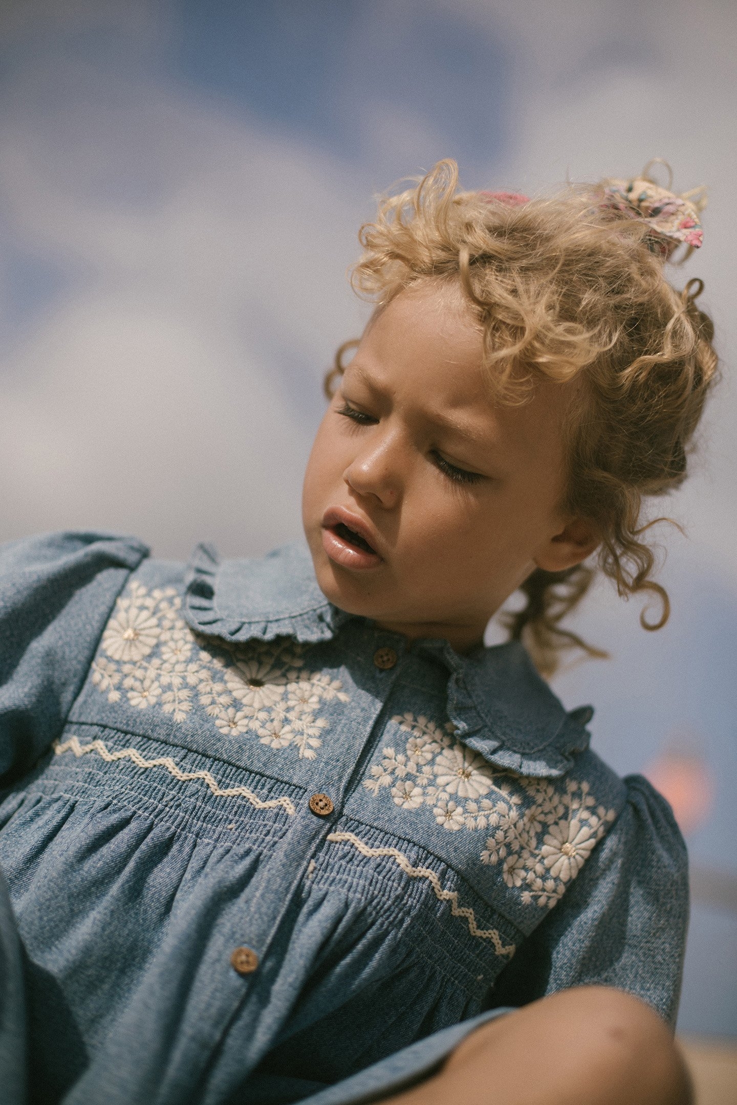 DRESS MARLOTTA STONE BLUE 8