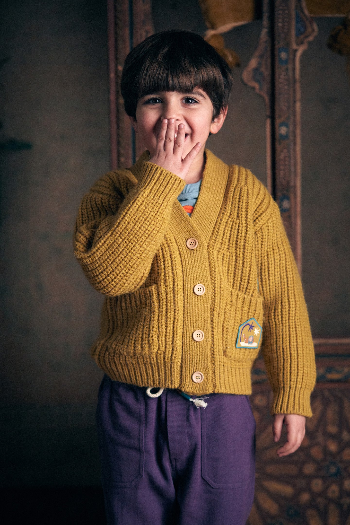 CARDIGAN POLO HONEY 1