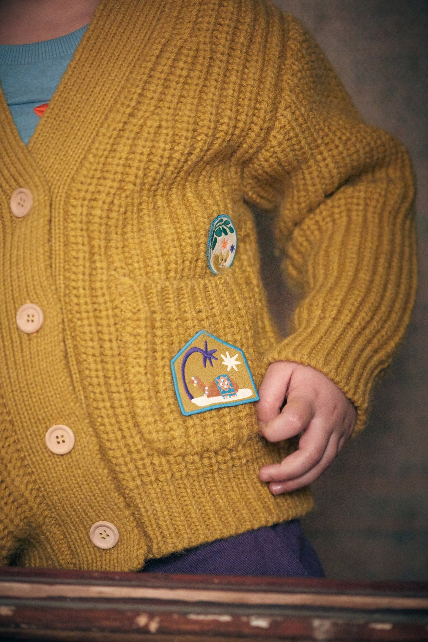 CARDIGAN POLO HONEY 5