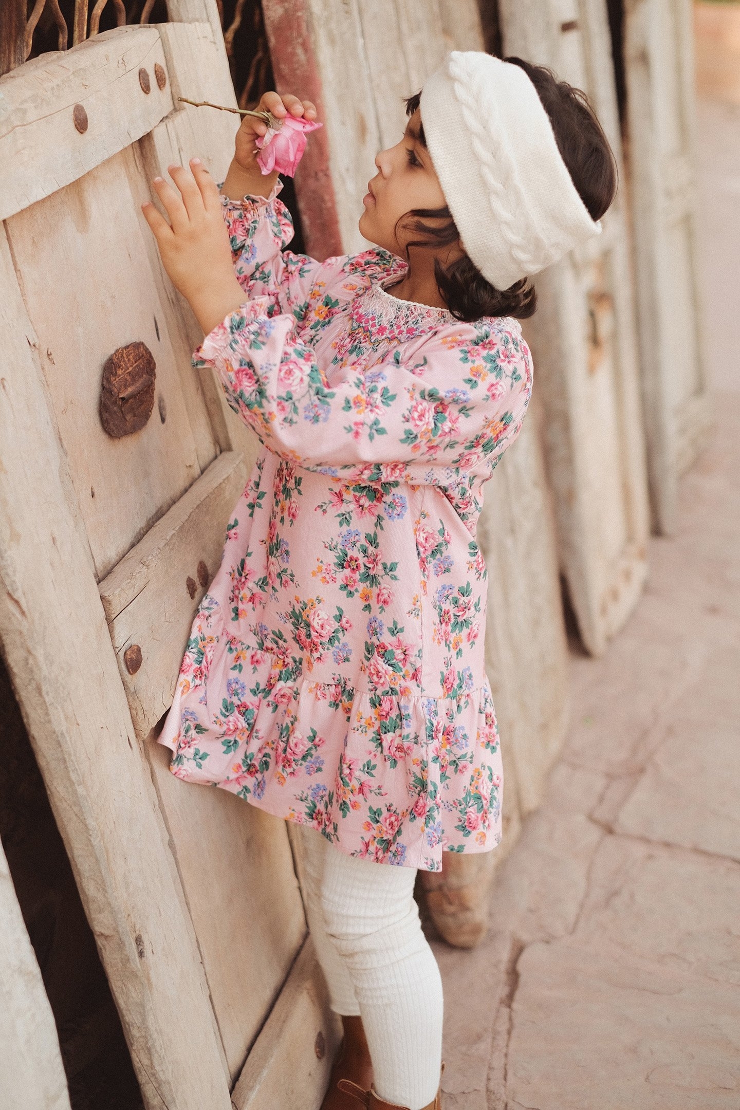 DRESS BAHYA PINK SEYLAN FLOWERS 3