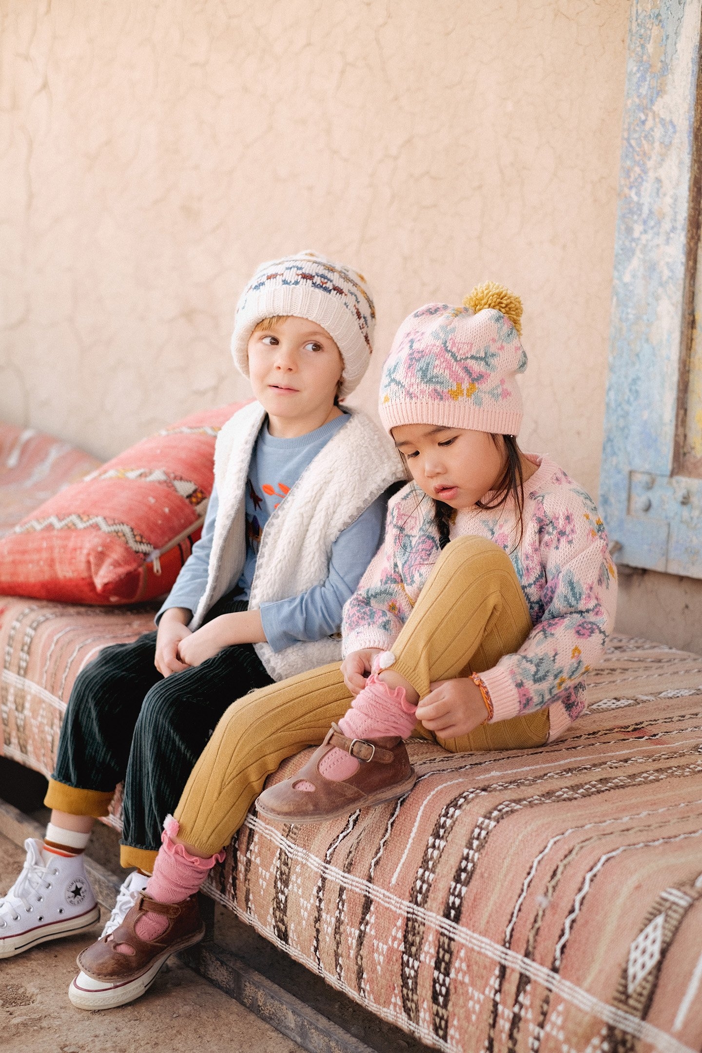 BEANIE MICHEL CREAM 3