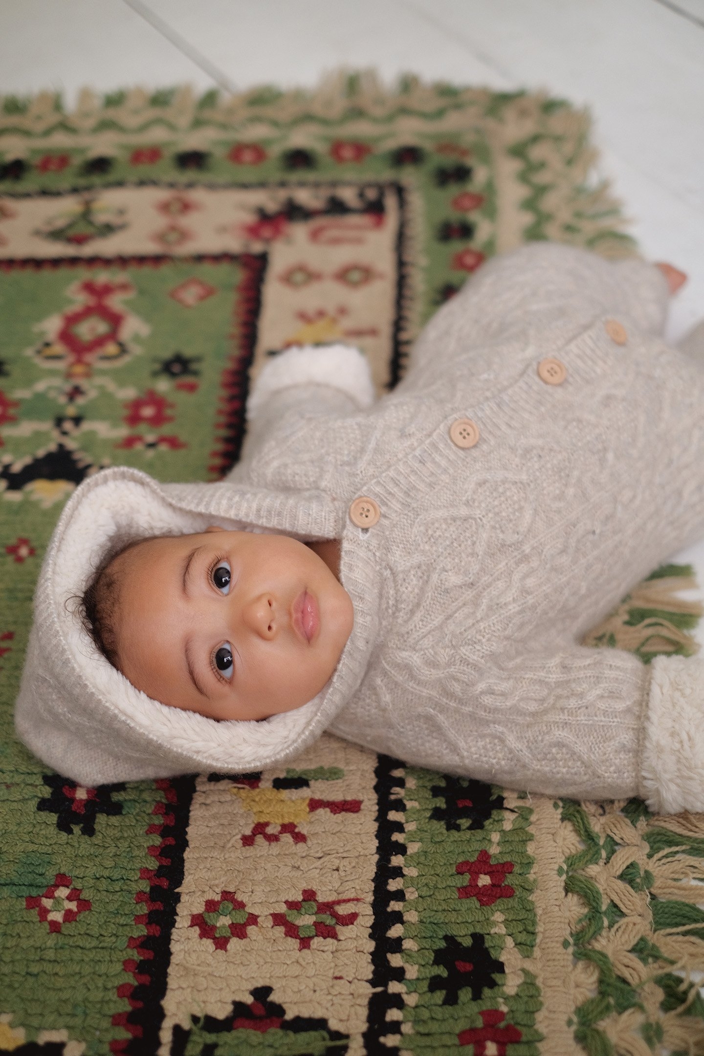 PILOT JUMPSUITS DAVID CREAM MELANGED 5