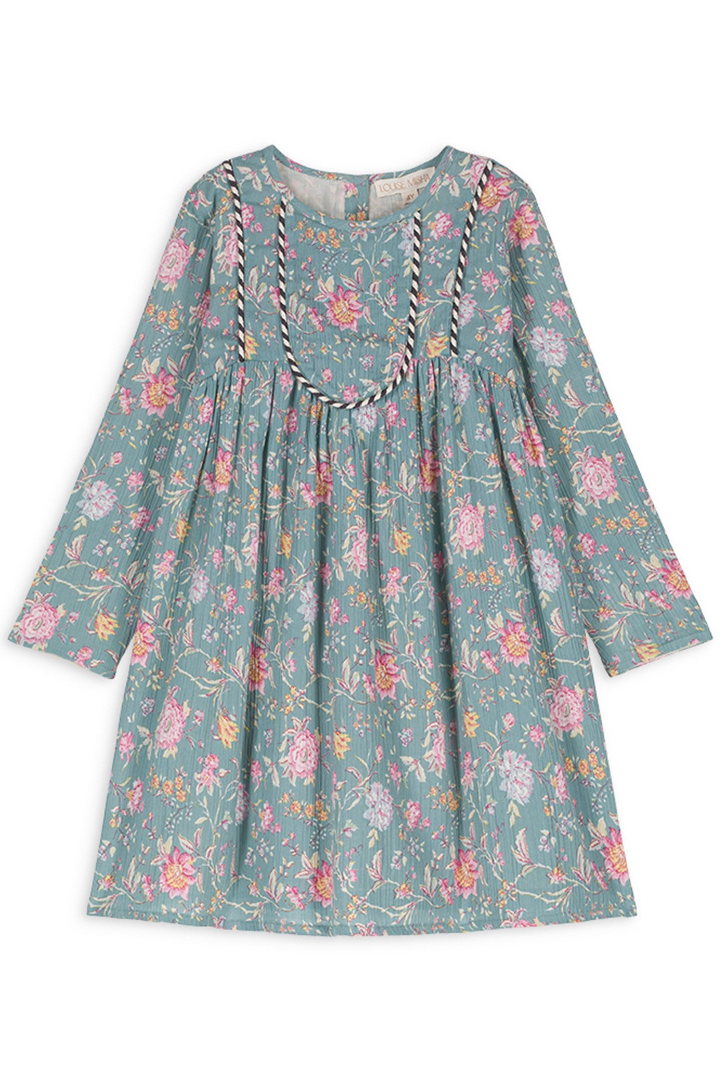 DRESS ROULOTTA BLUE ROSA DAMASCENA 1