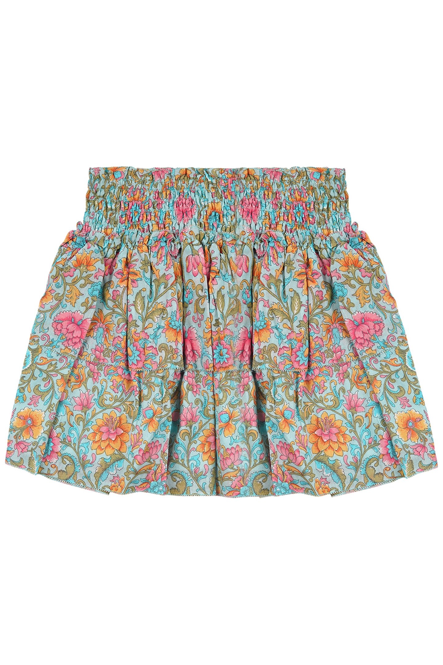 SKIRT ROUMIA WATER RIVER FLOWERS 1