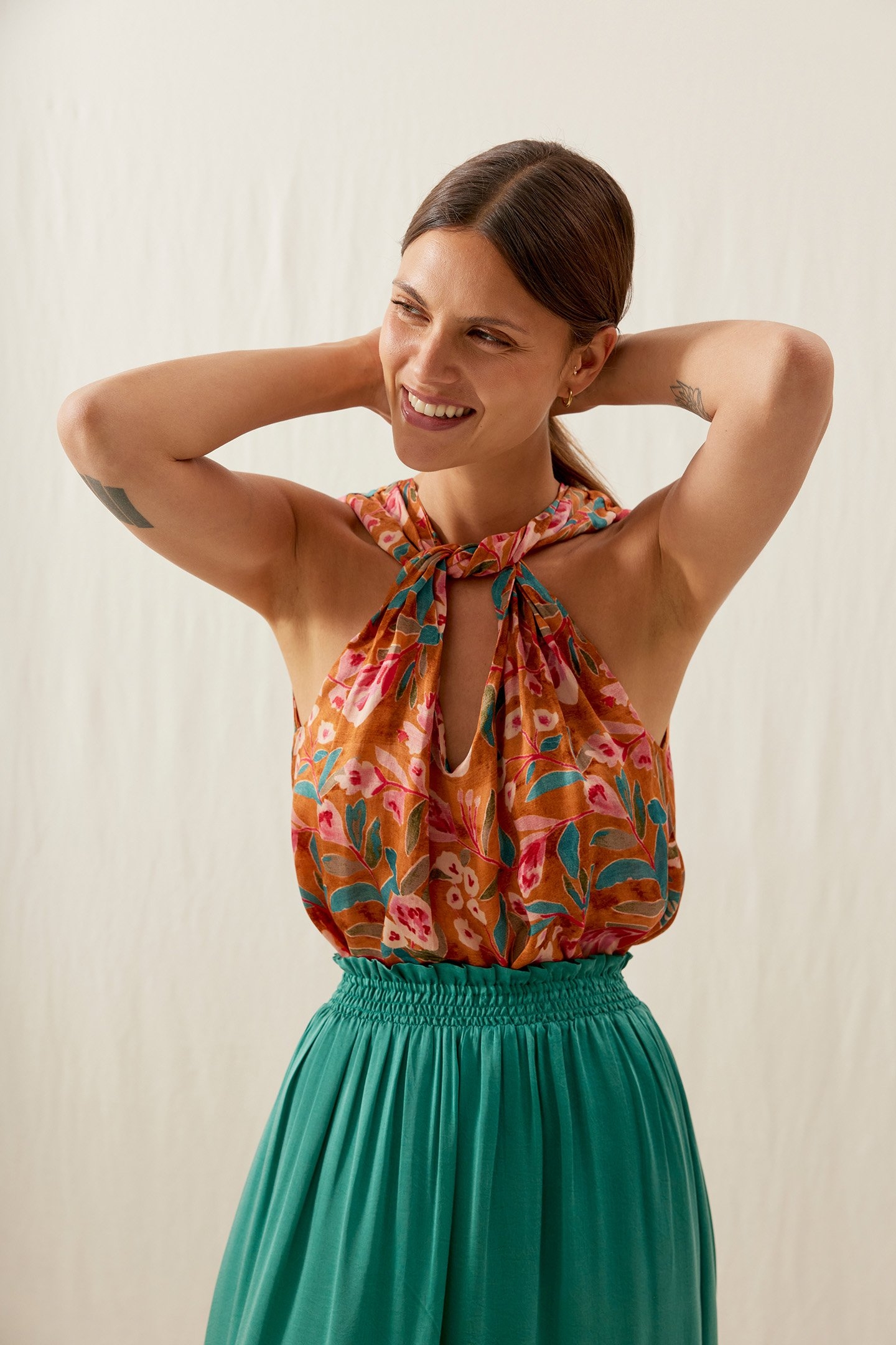 SKIRT IRIELLE PEACOCK 3