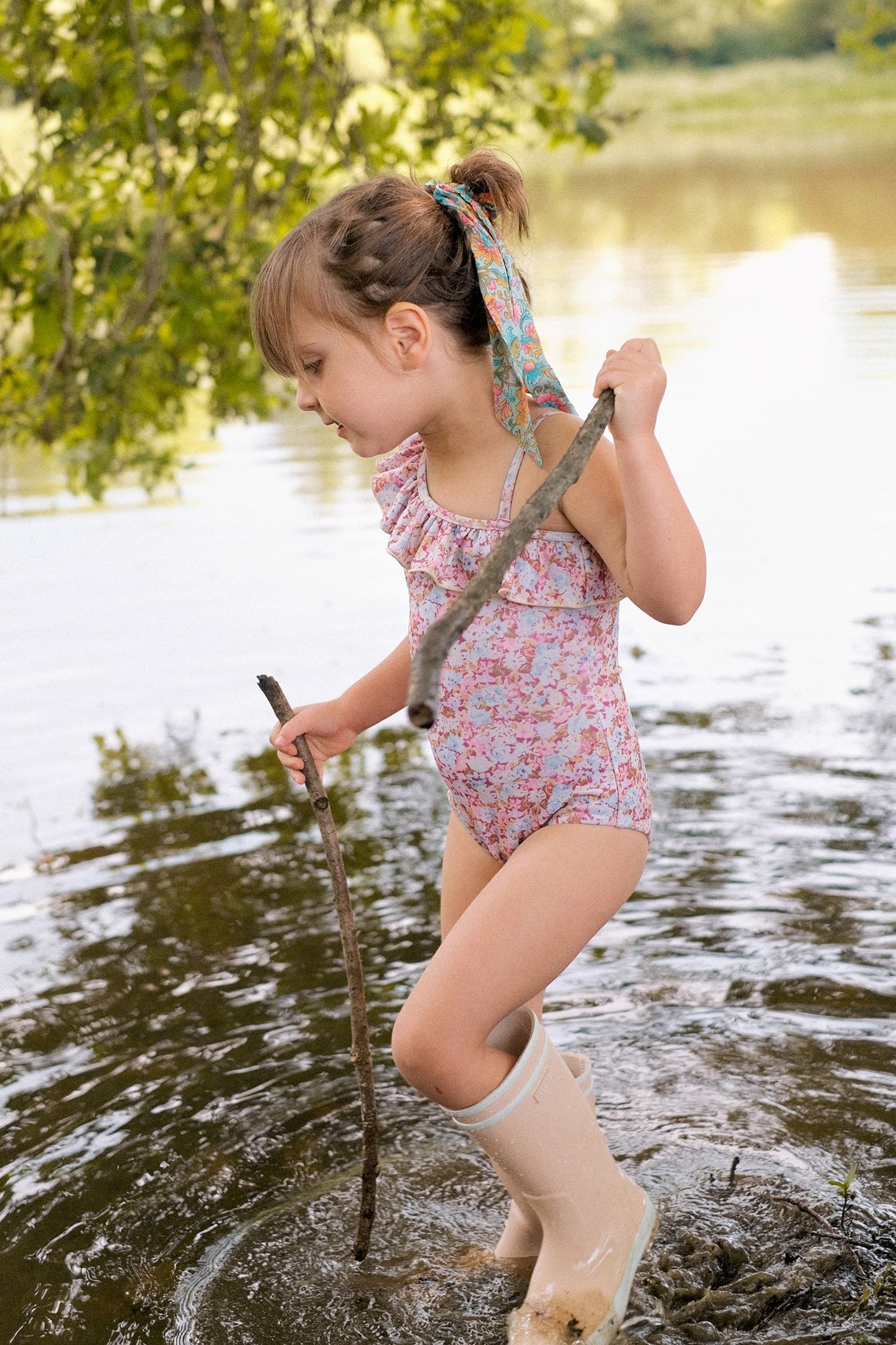 BATHING SUIT AUDREY PINK SWEET PASTEL 1