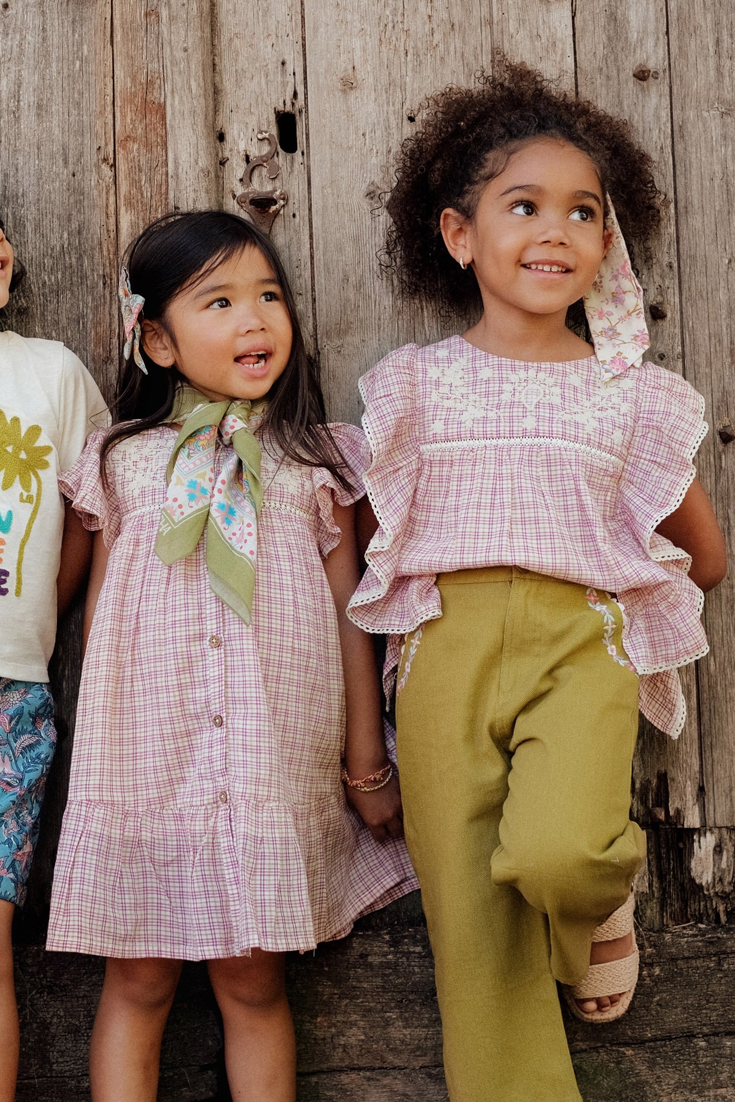 BLOUSE MALA FUCHSIA TARTAN JOY 2