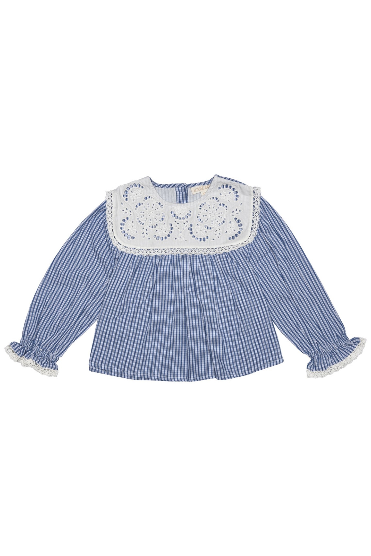 BLOUSE HENRIETTE BLUE SONNET VICHY 2