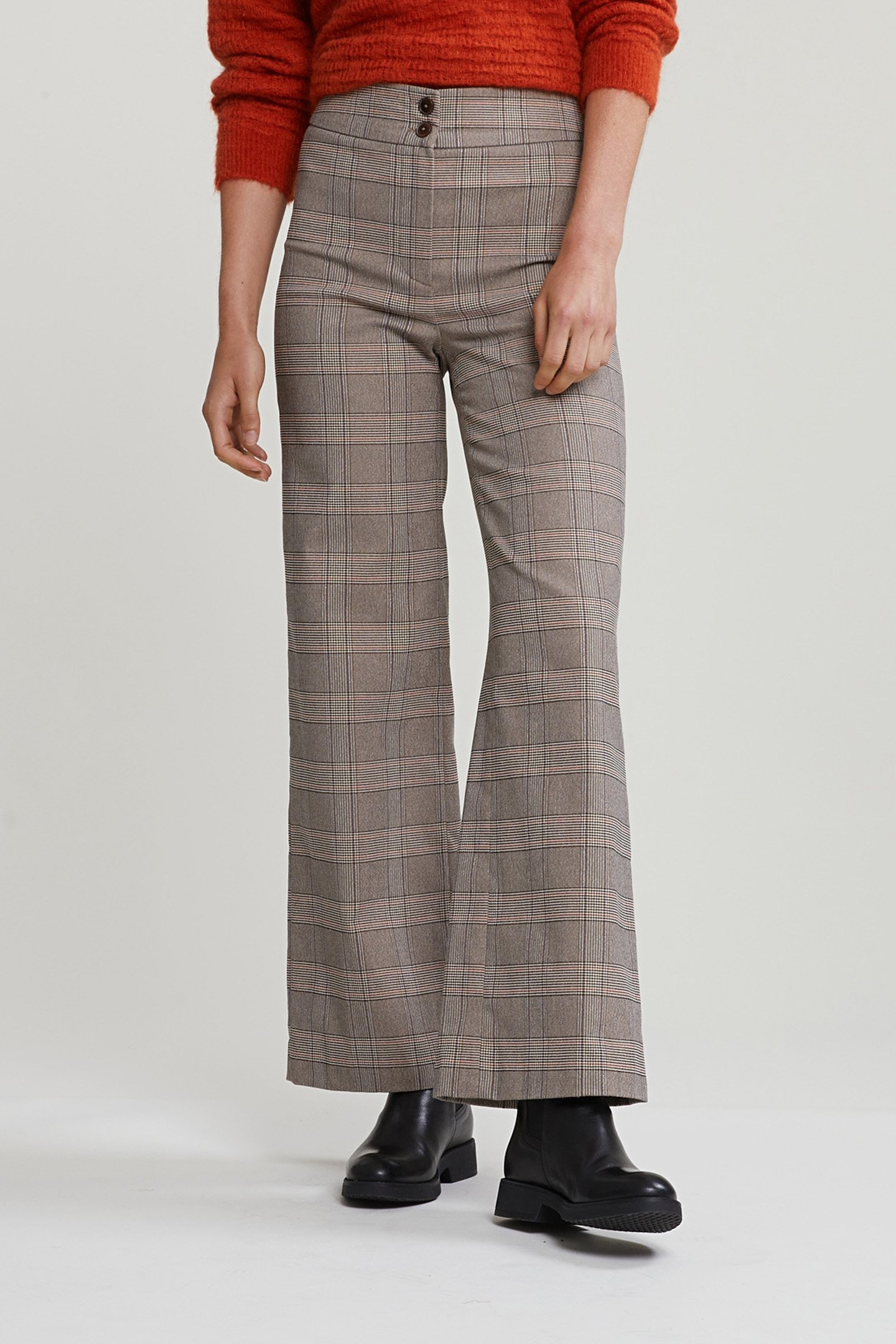 MULTI CLASSIC CHECKED PANTS 1