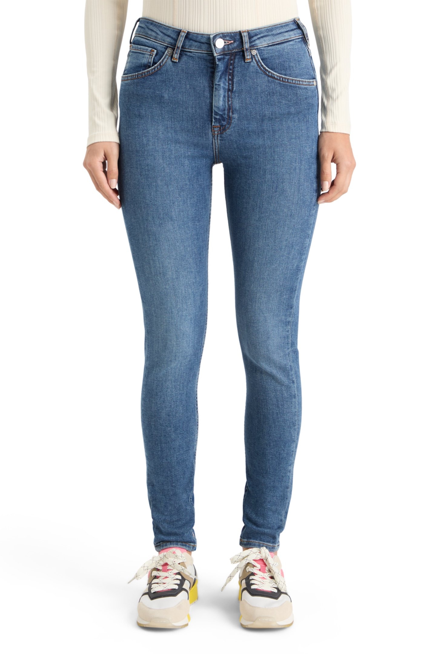 ESSENTIALS  HAUT SKINNY JEANS — FRESH DRAFT 1