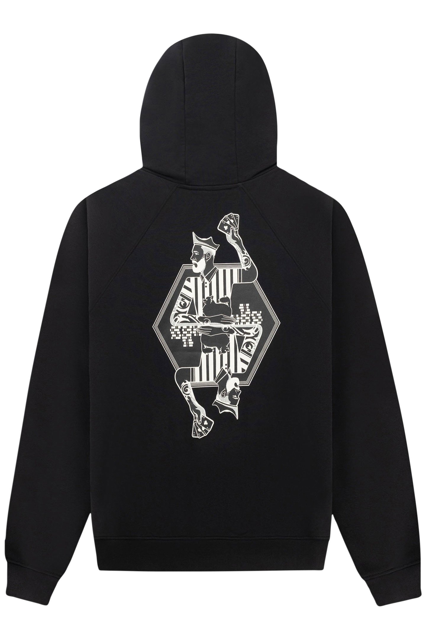 THE CLUB BOX FIT HOODIE JET BLACK 4