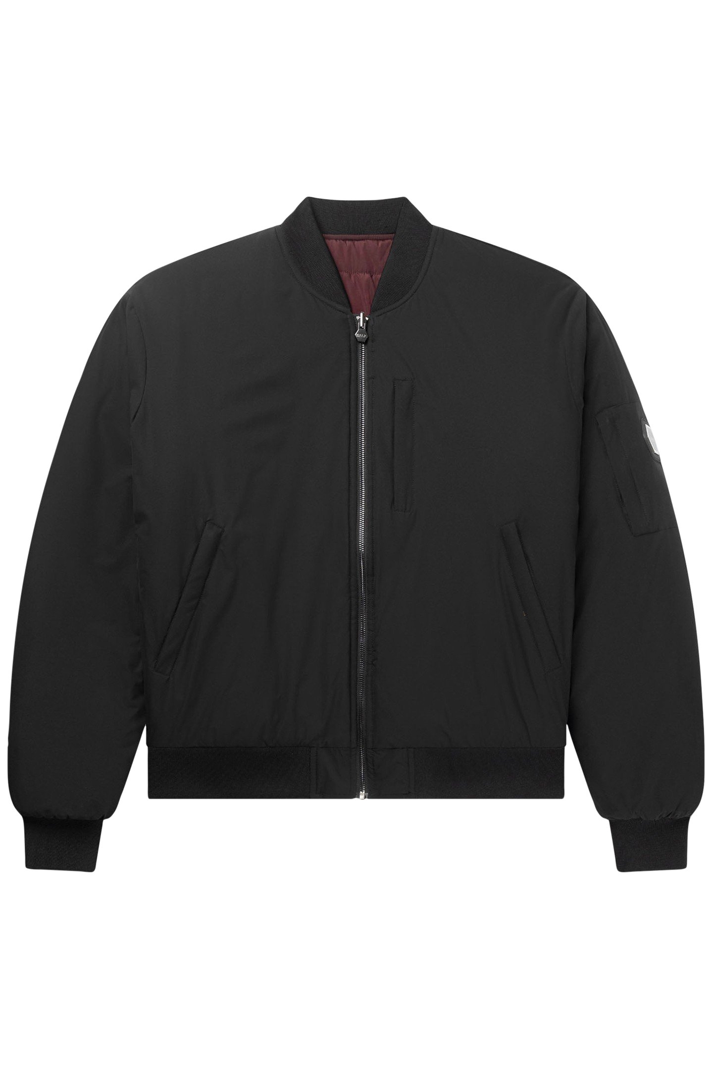 THE CLUB REGULAR FIT REVERSIBLE BOMBER JACKET JET BLACK 2