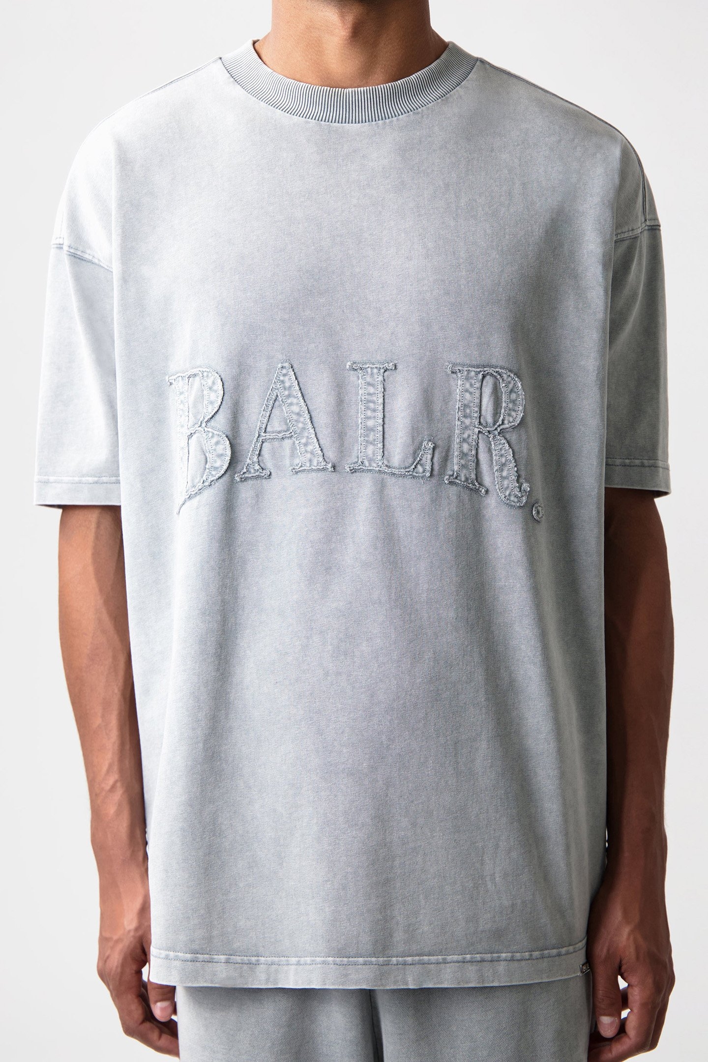 URBAN WASHED BOX T-SHIRT DOVE GREY 1