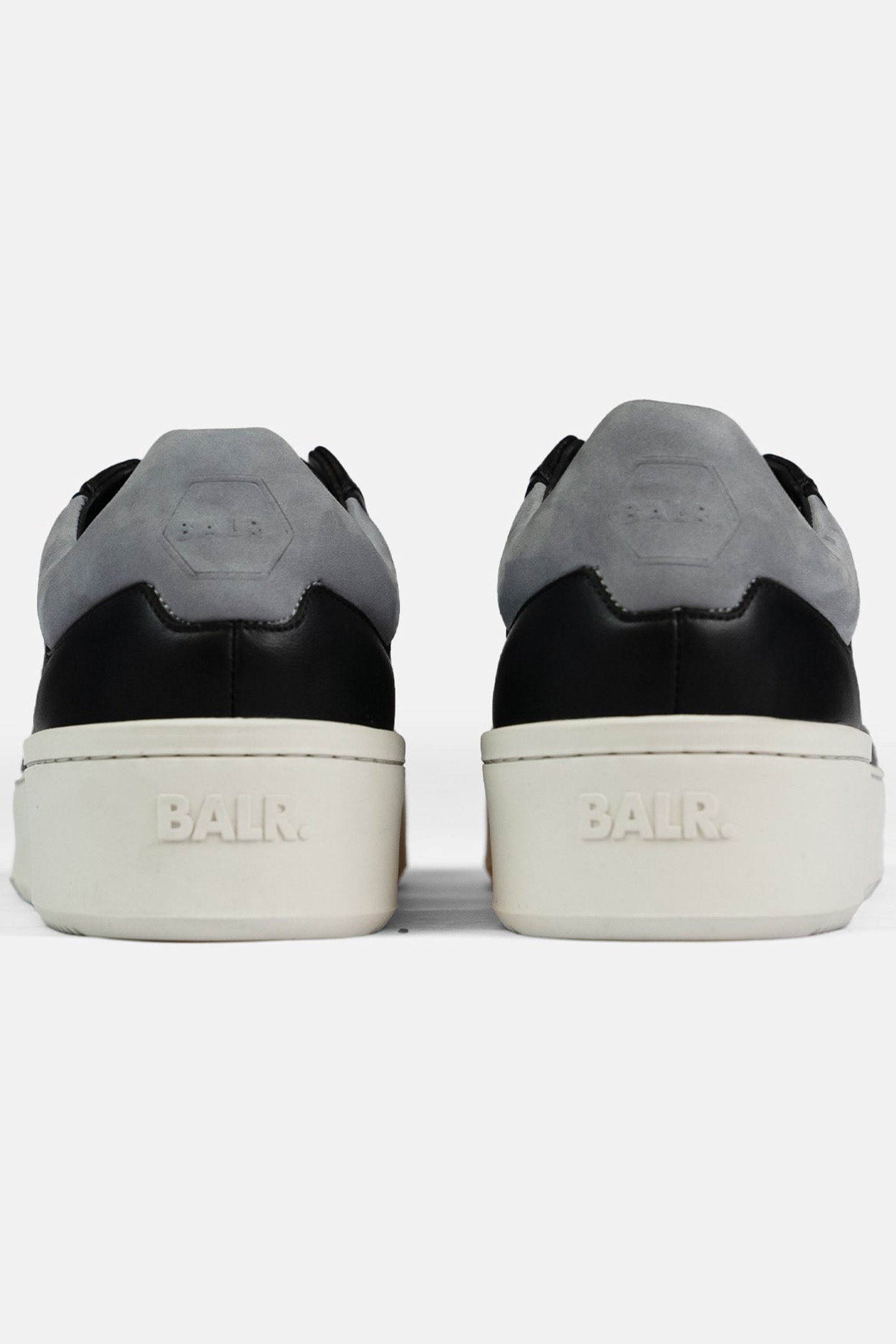 BT LEATHER SNEAKER BLACK/DARK GREY/GREY 3