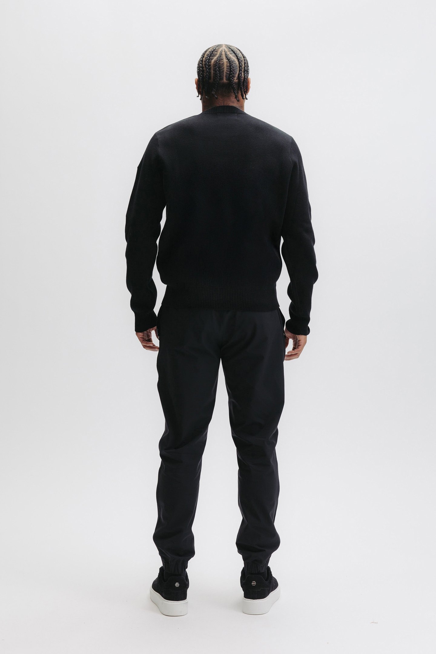 HEX-SERIES KNITTED CREWNECK JET BLACK 2