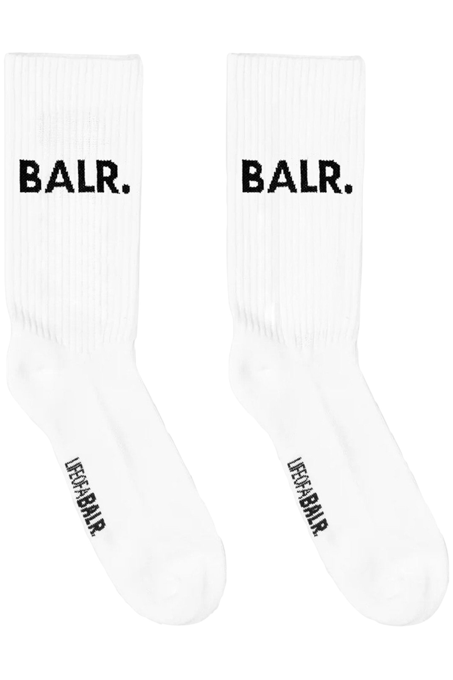 UNISEX 3-PACK LIFE OF A BALR. SOCKS WHITE 1