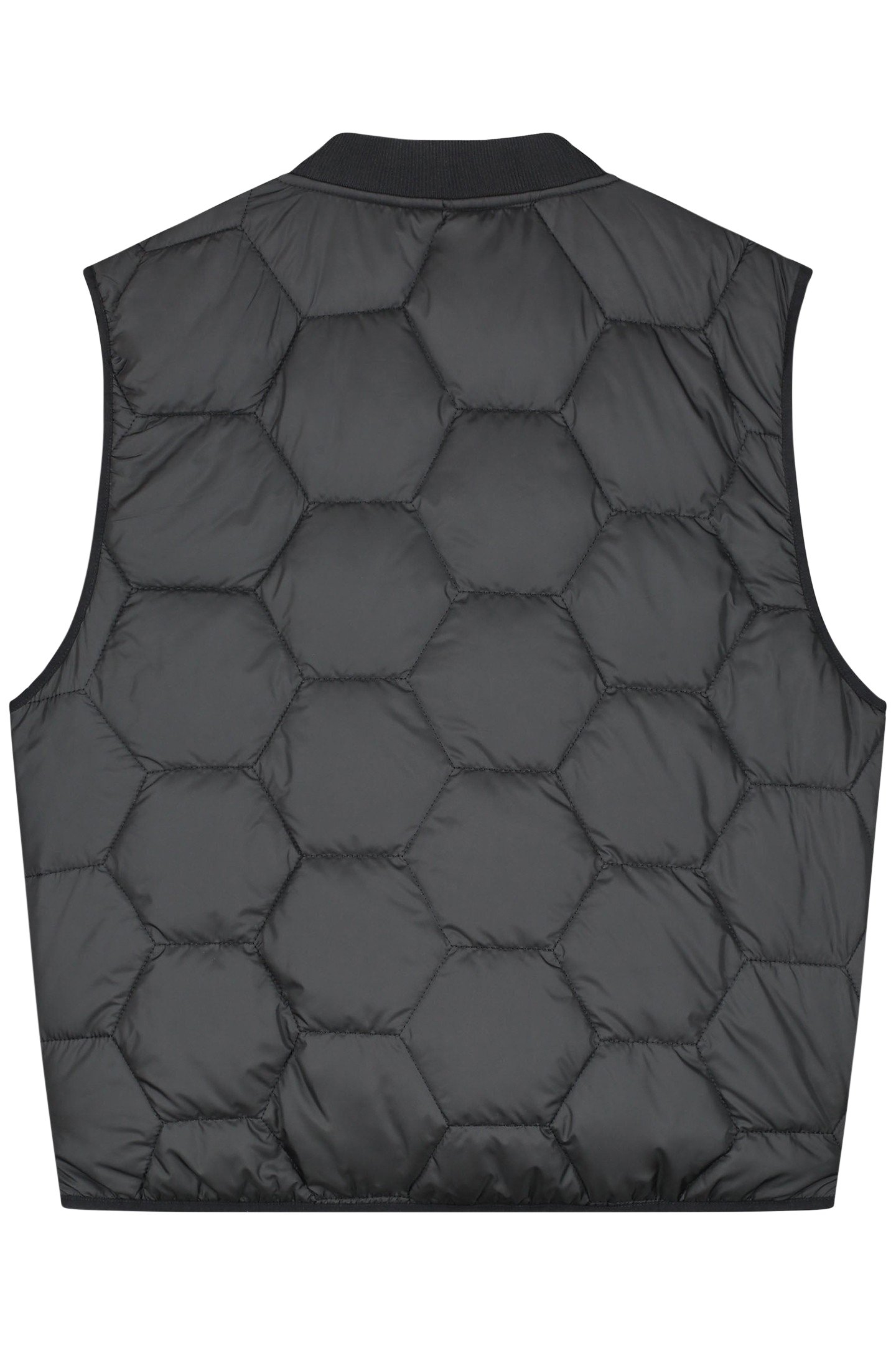 MIRO QUILTED BODYWARMER JET BLACK 4
