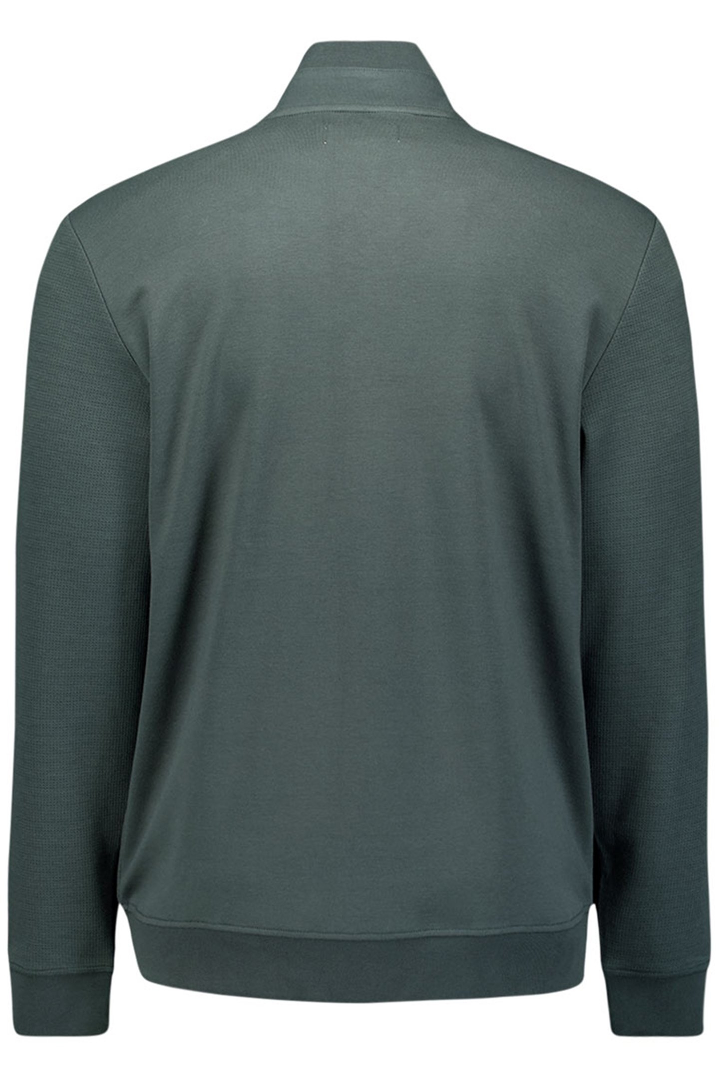 SWEATER FULL ZIPPER TWILL JACQUARD DARK STEEL 2