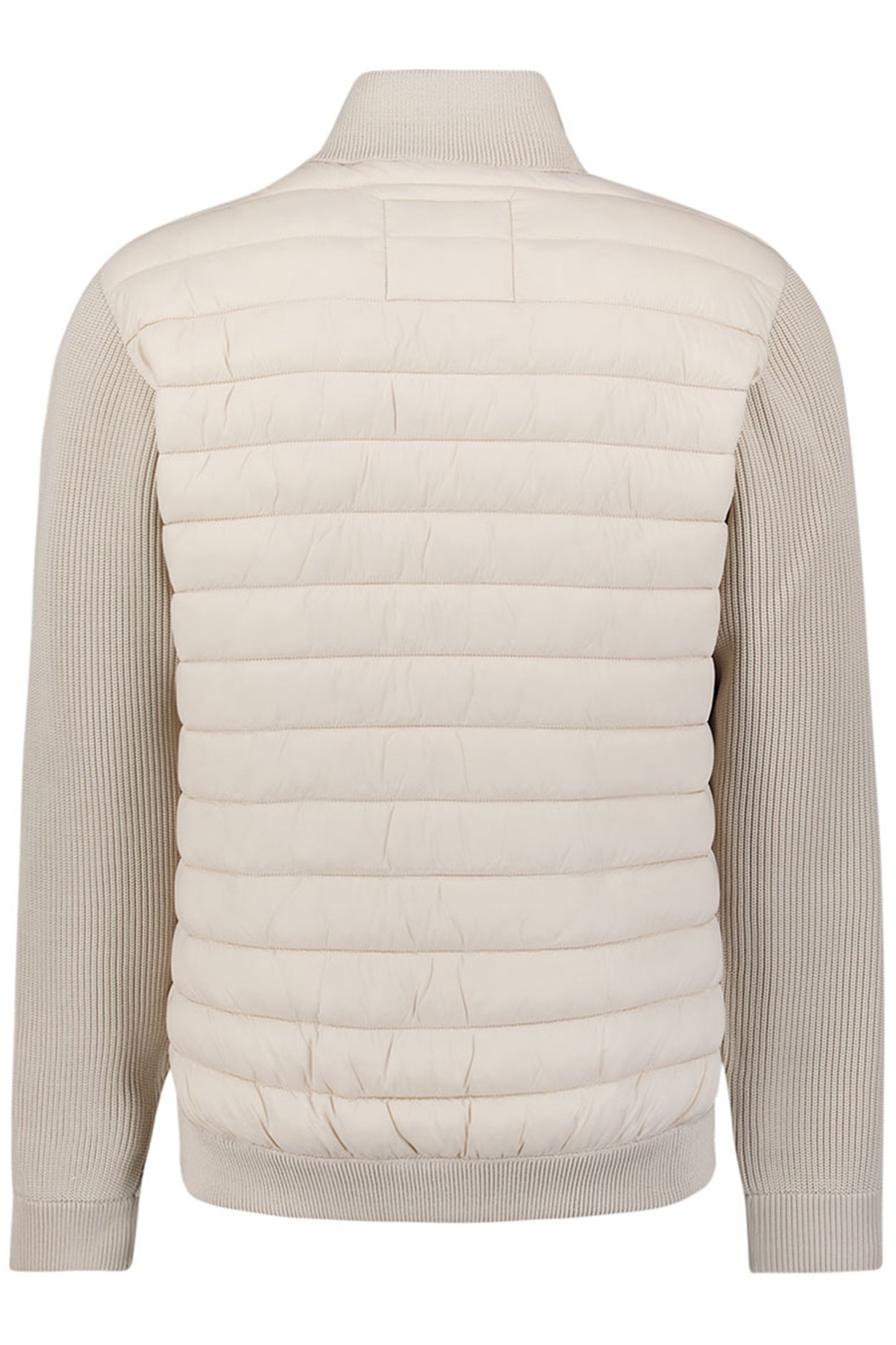 JACKET STAND UP COLLAR PADDED MIX WITH KNIT KIT 2